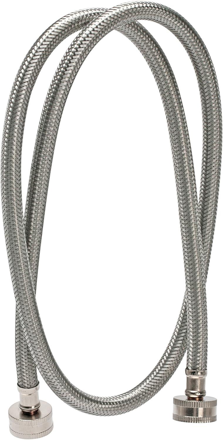 48-Inch Stainless Steel Washing Machine Connector Hose