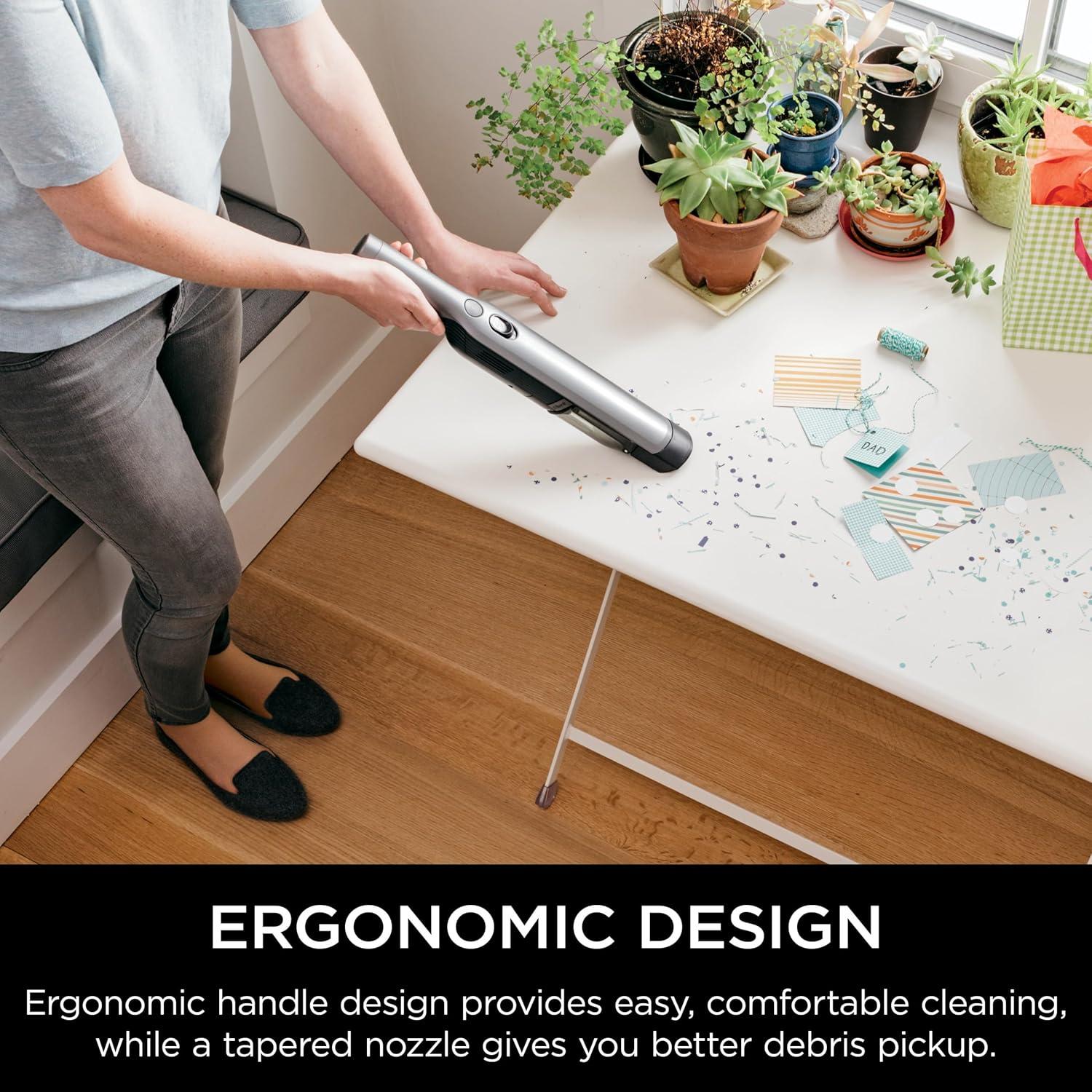 Shark lon WANDVAC System Ultra-Lightweight Powerful Cordless Stick Vacuum with Charging Dock