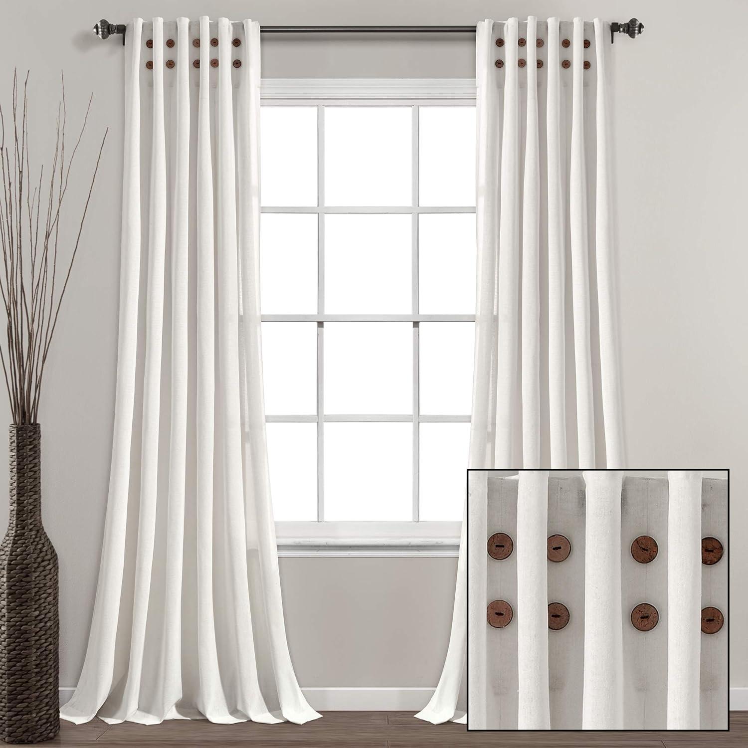 Semi Sheer Curtain Panel