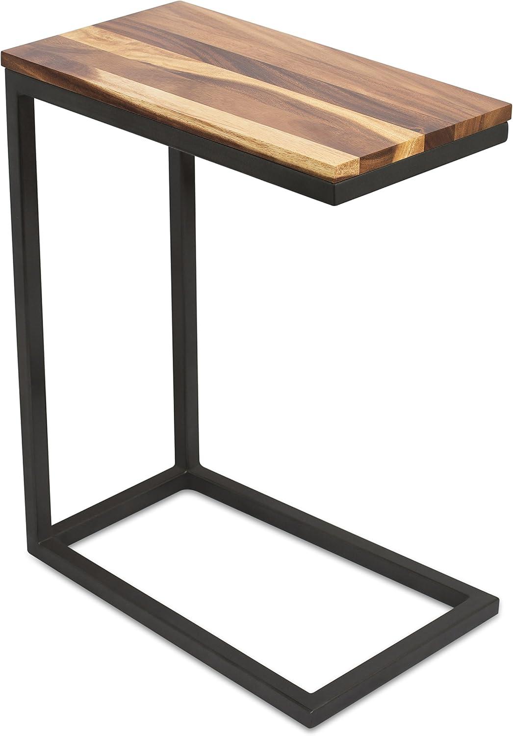 Solid Wood Top End Table