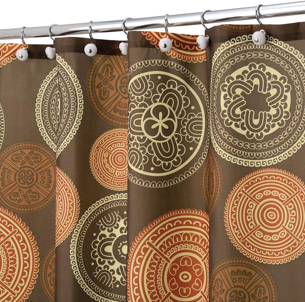 iDesign Bazaar Geometric Shower Curtain