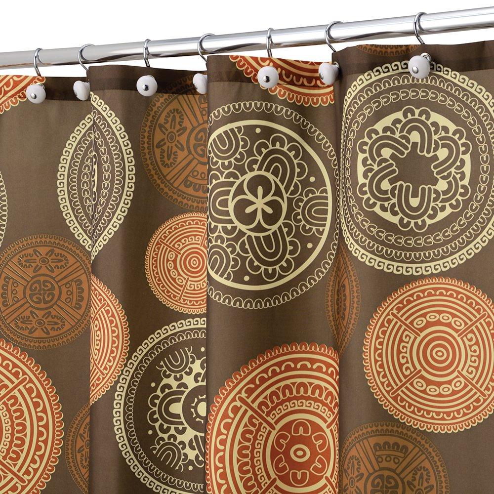 iDesign Bazaar Geometric Shower Curtain