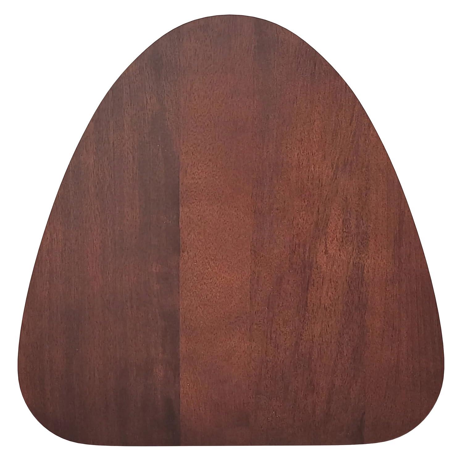 Simpli Home Patrice Solid Mango Wood Mid-Century Modern End Table with Unique Shaped Top and Hairpin Legs & Reviews | Wayfair