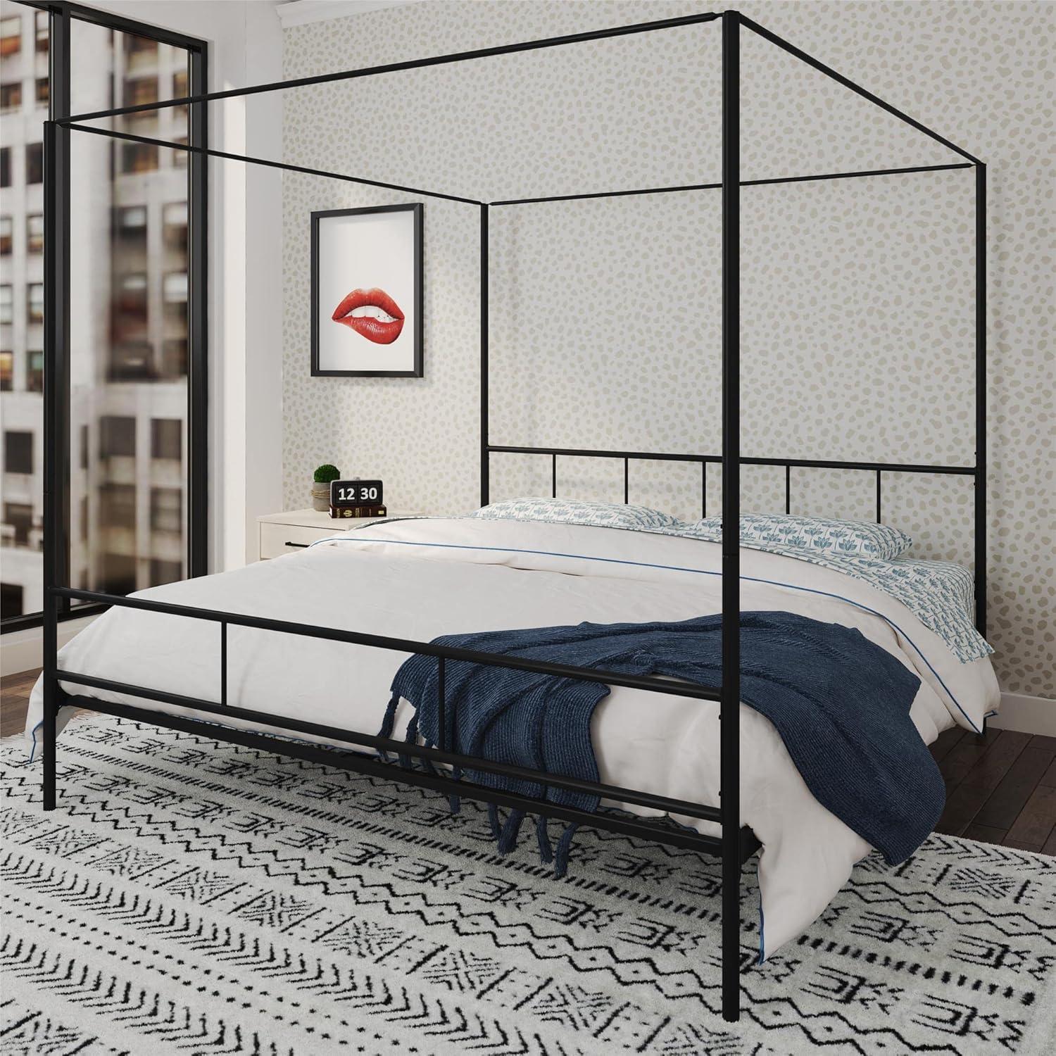 Marion Metal Canopy Bed