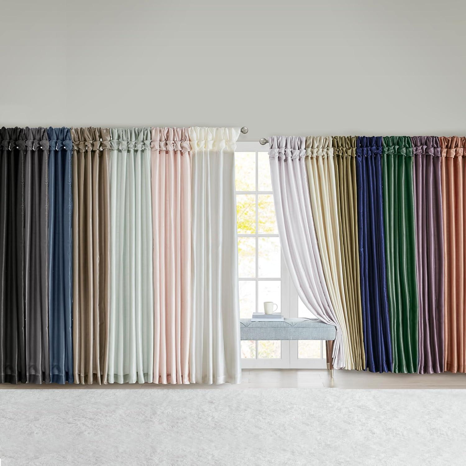 Madison Park Rivau Light-Filtering Single Curtain Panel
