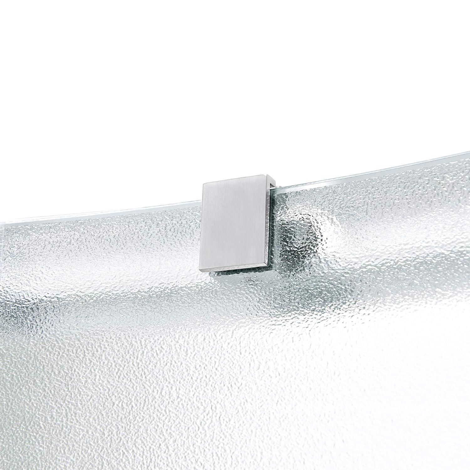 OVE Decors Breeze 33 in. Round Shower Kit w/ Frosted, Base, Wall