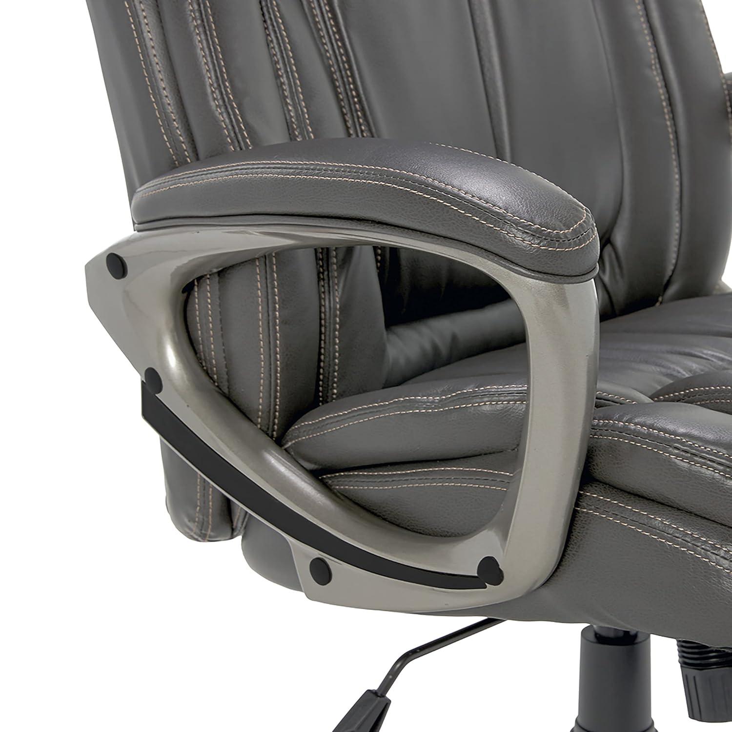 Serta Serta Garret Executive Office Chair, Ergonomic Lumbar Support, Semi-Plush Cushion, Body Pillows