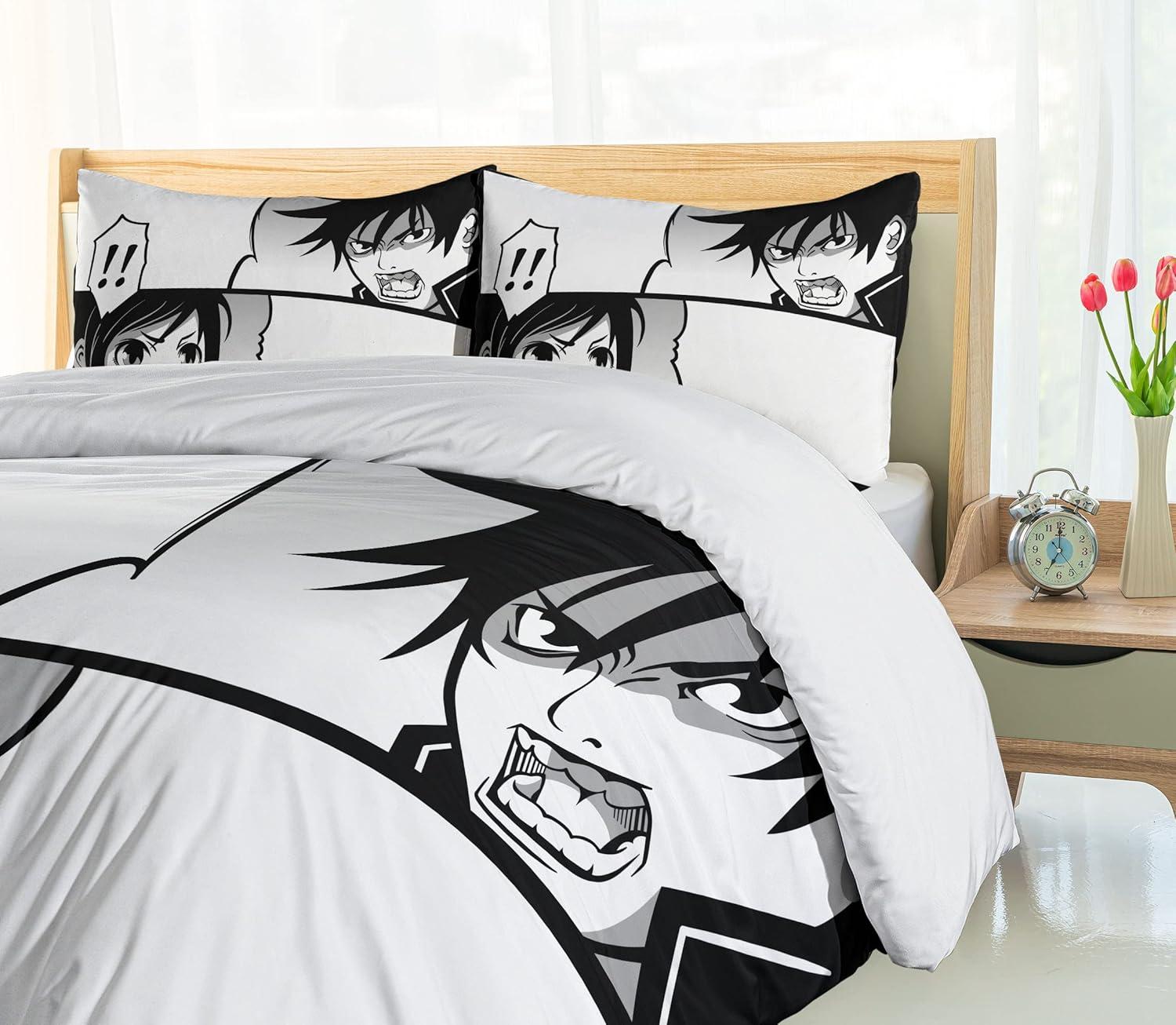 Anime Modern & Contemporary Duvet Cover Set