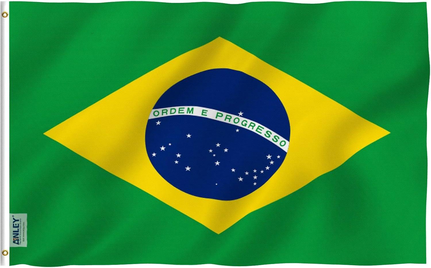 Fly Breeze Series Brazil Polyester 36 x 60 in. House Flag