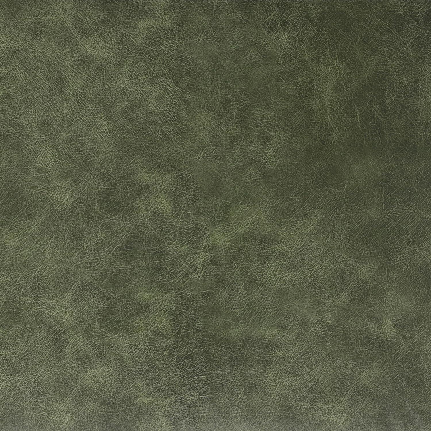 Morrison 49 inch Wide Mid-Century Modern Table Ottoman in Moss Green Genuine Leather