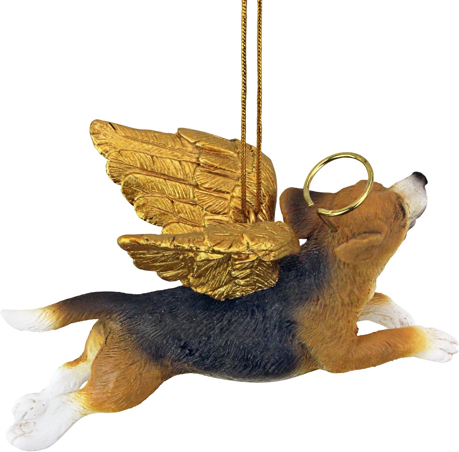 Design Toscano Honor the Pooch Pug Holiday Dog Angel Ornament