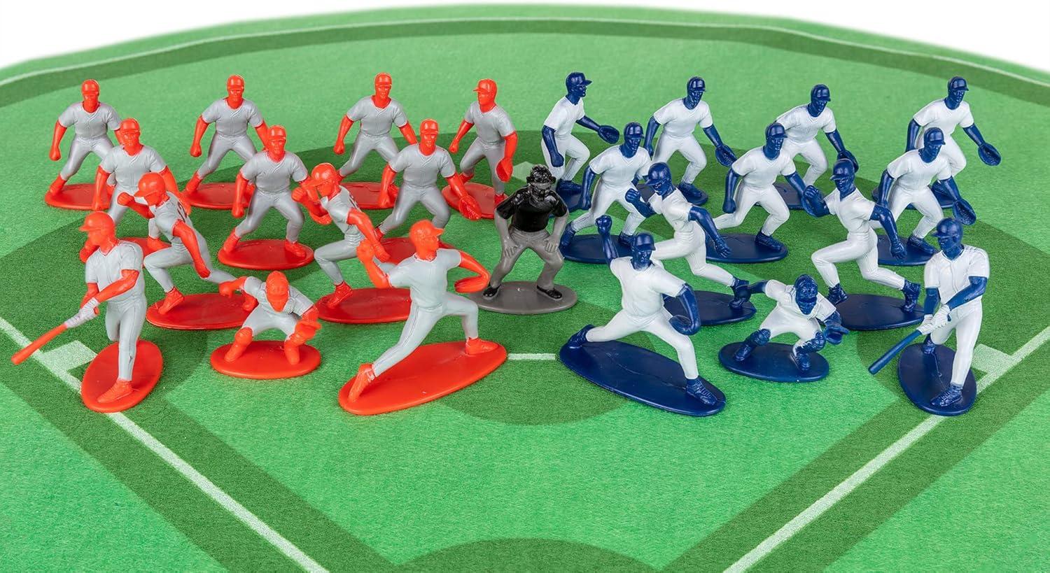 Kaskey Kids Baseball Guys Action Figures Red/Blue vs Blue/White Inspire a Love of Football and Creative Play in Kids 3+ (30 pieces)