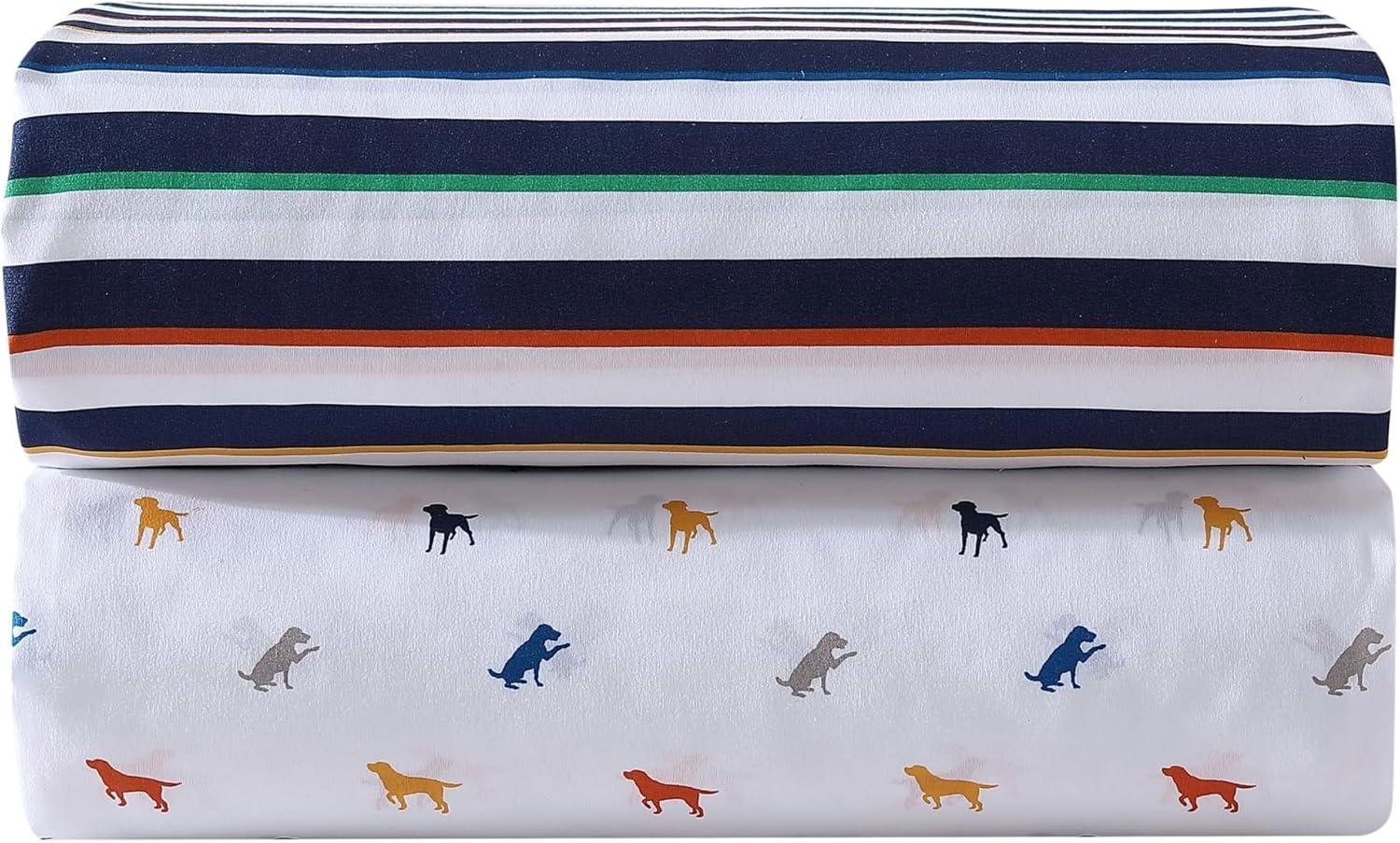 Eddie Bauer Stripes Game Blue Sheet Set