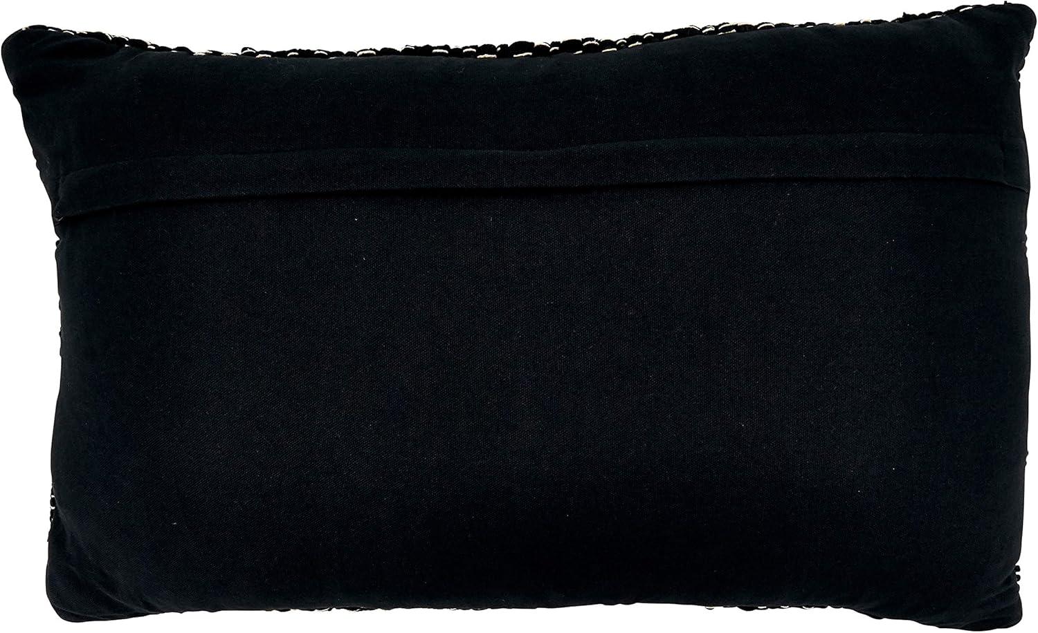 Noir Cotton Pillow Cover