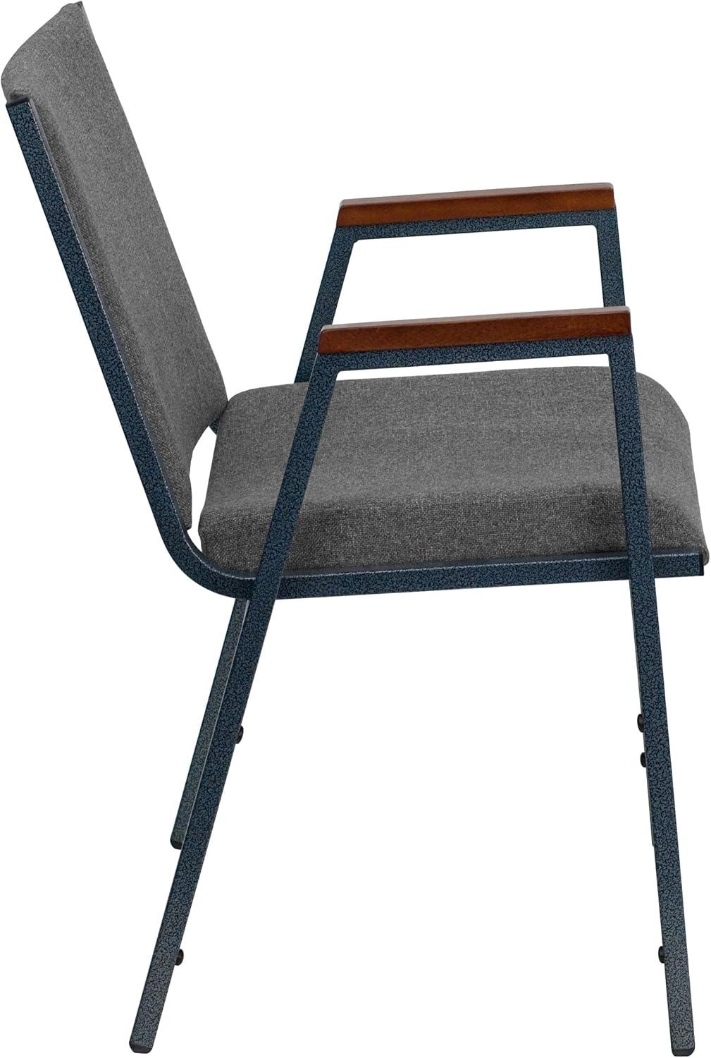 Flash Furniture Aliya Heavy Duty Stack Chair with Arms (Set of 4)