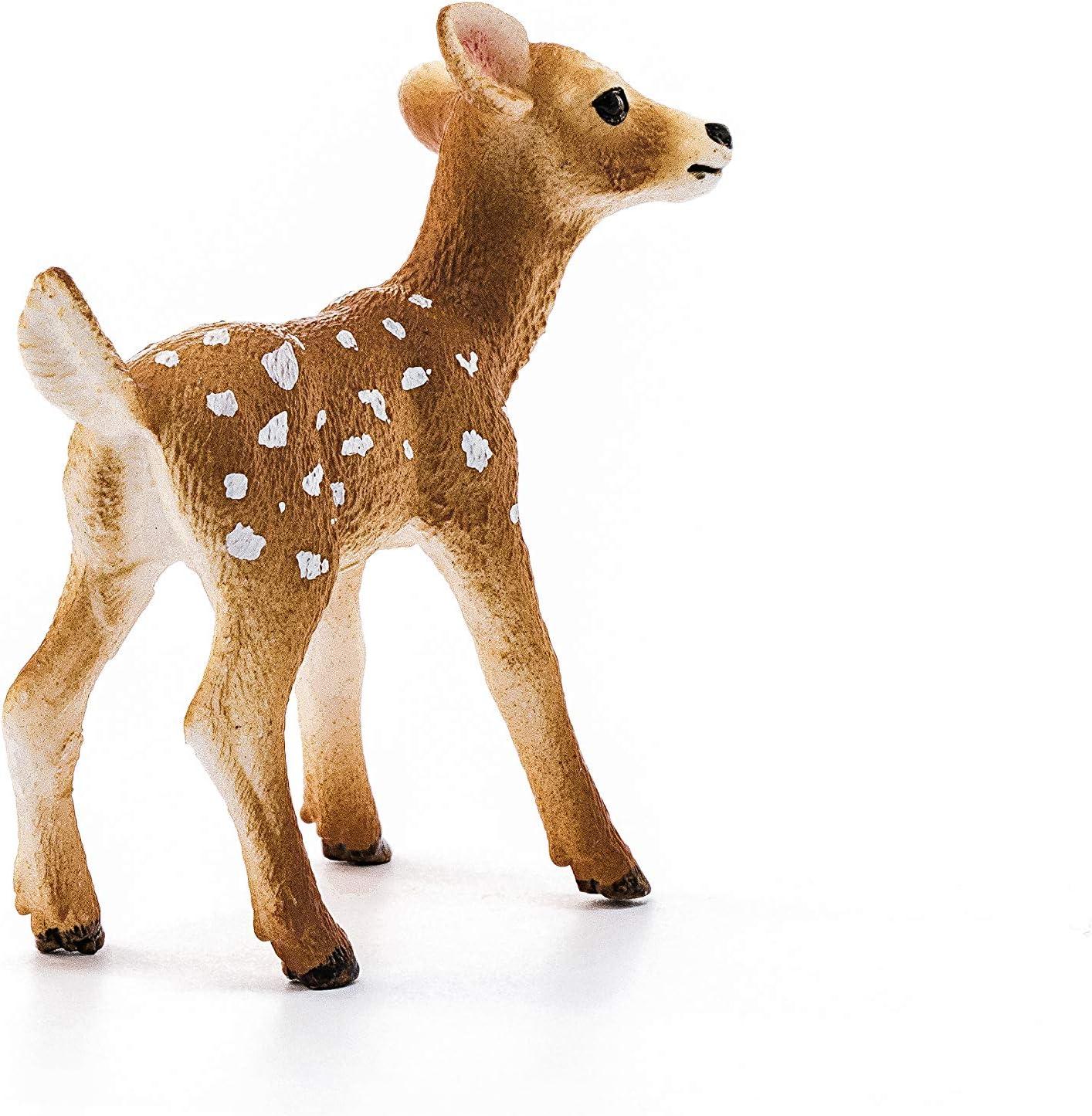 White Tailed Fawn Deer Wild Life Animal Figure by Schleich 14820