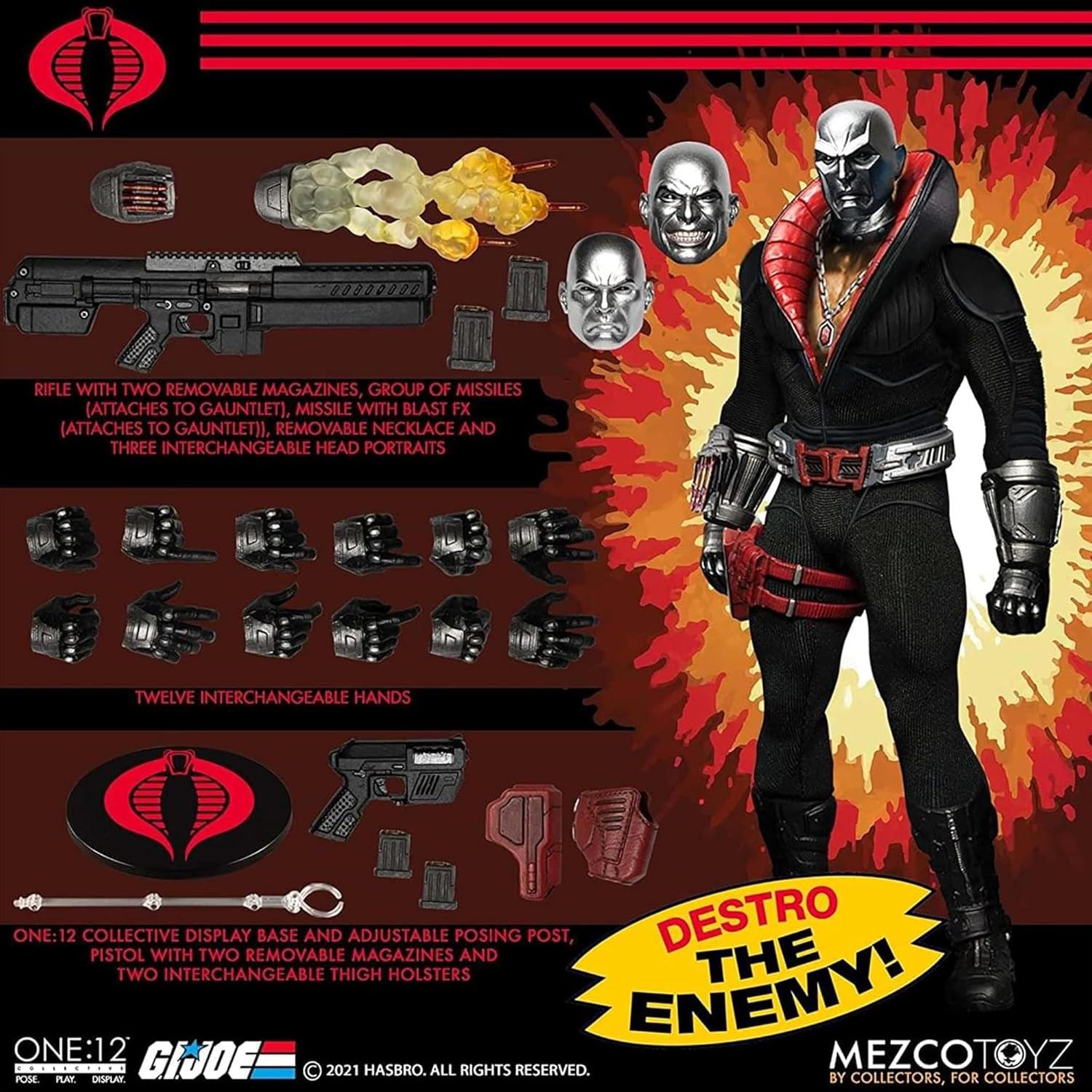 G.I. Joe Destro One:12 Collective Action Figure