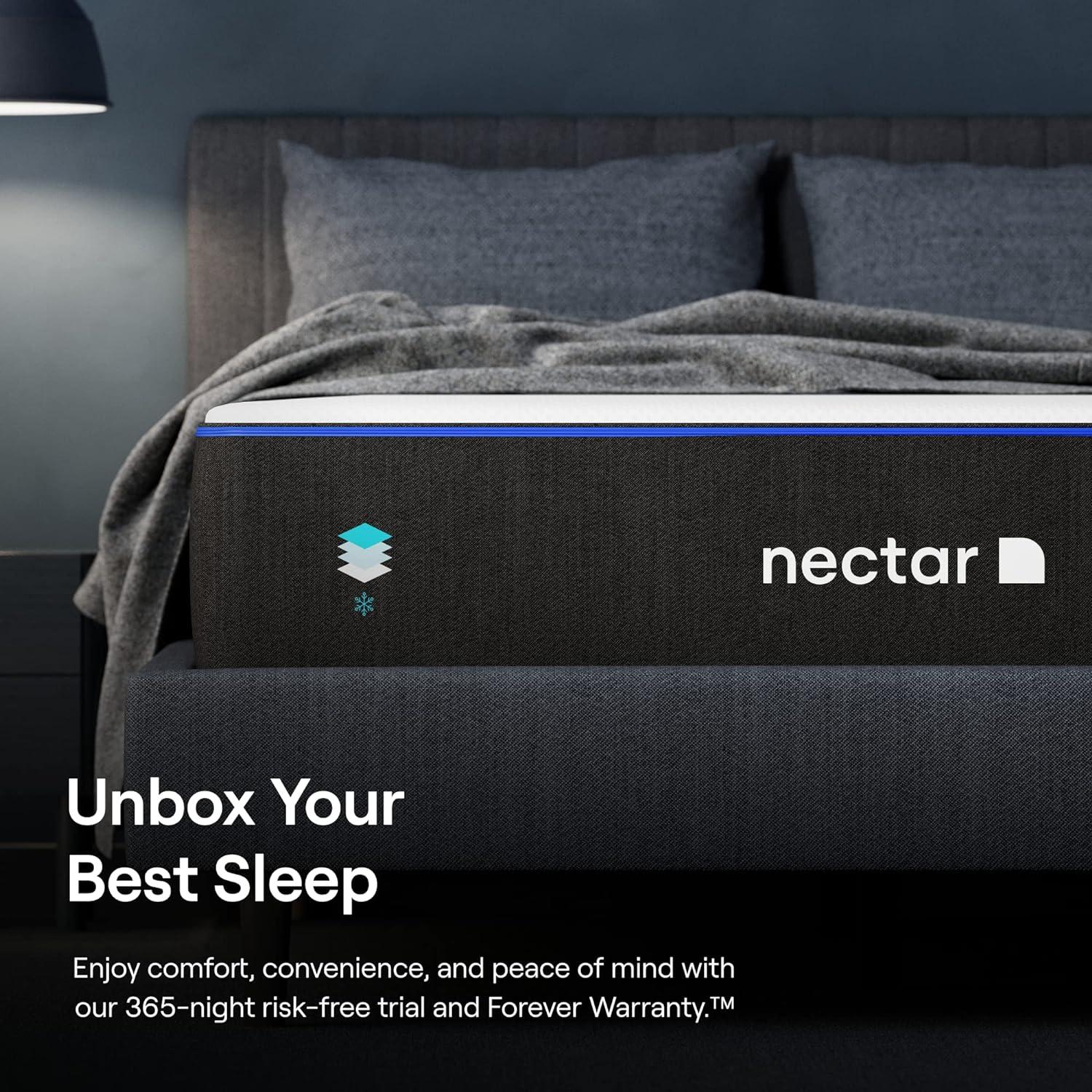 Nectar Queen 12" Gel Memory Foam Pillowtop Mattress