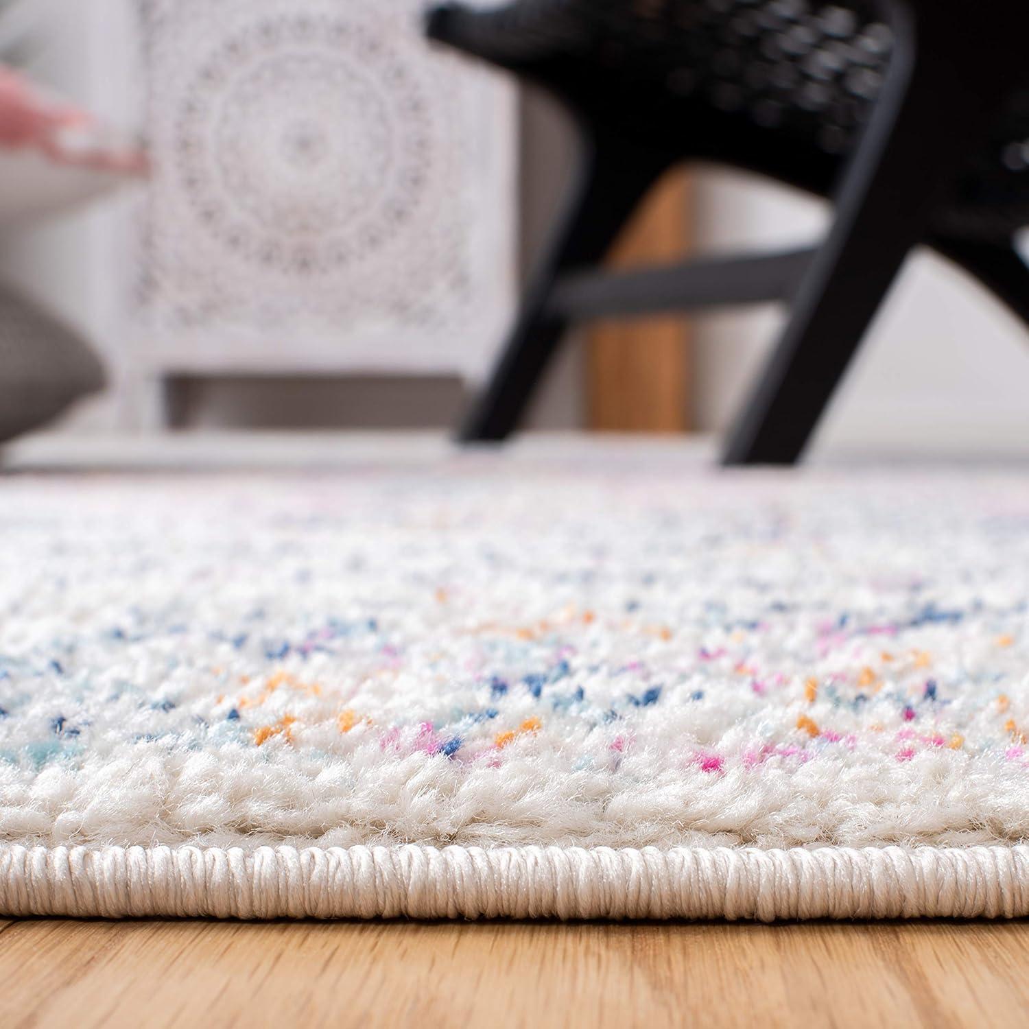 Tulum TUL264 Power Loomed Accent Rug - Ivory/Dark Blue - 2'x5' - Safavieh.
