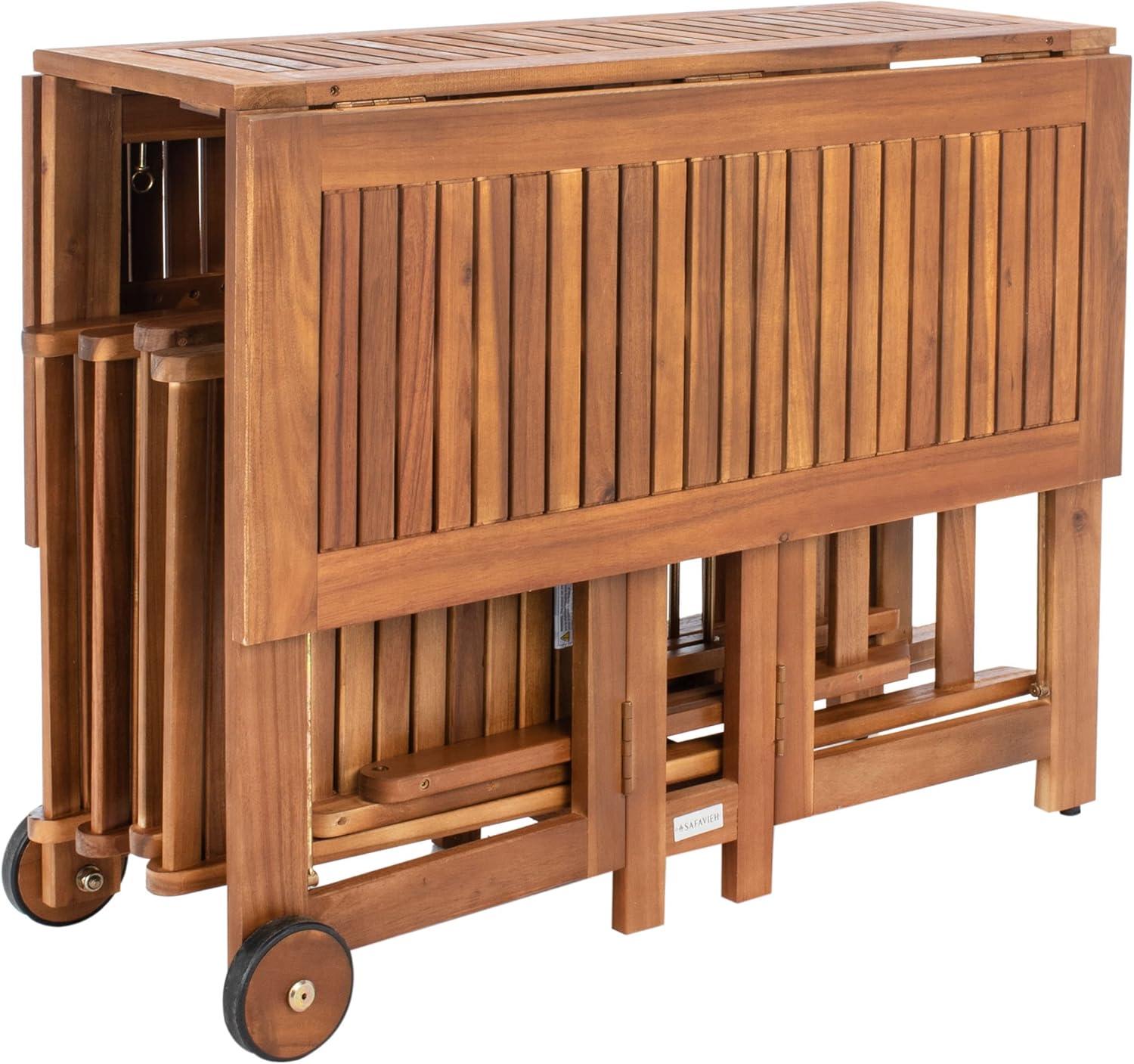 Arvin Table And 4 Chairs - Outdoor - PAT7001 - Natural - Safavieh