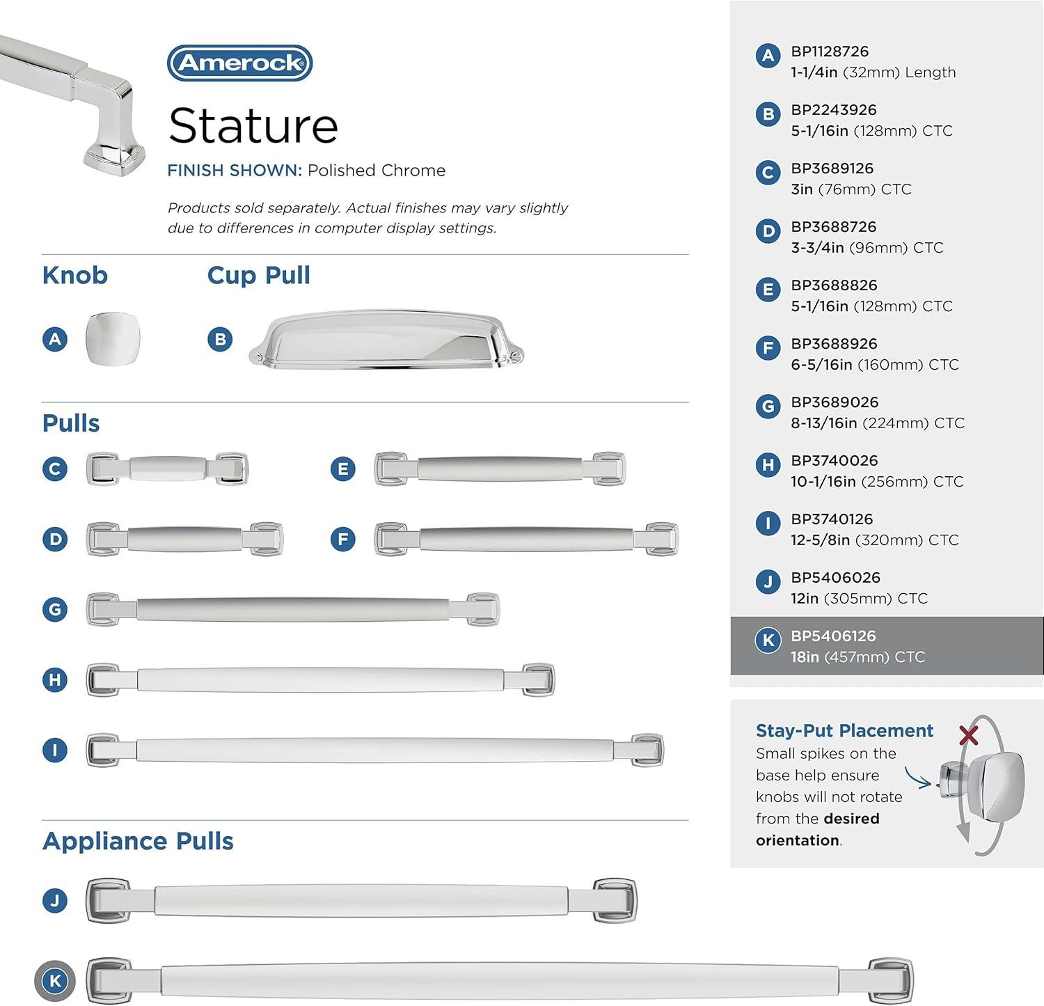 Amerock Stature Appliance Pull