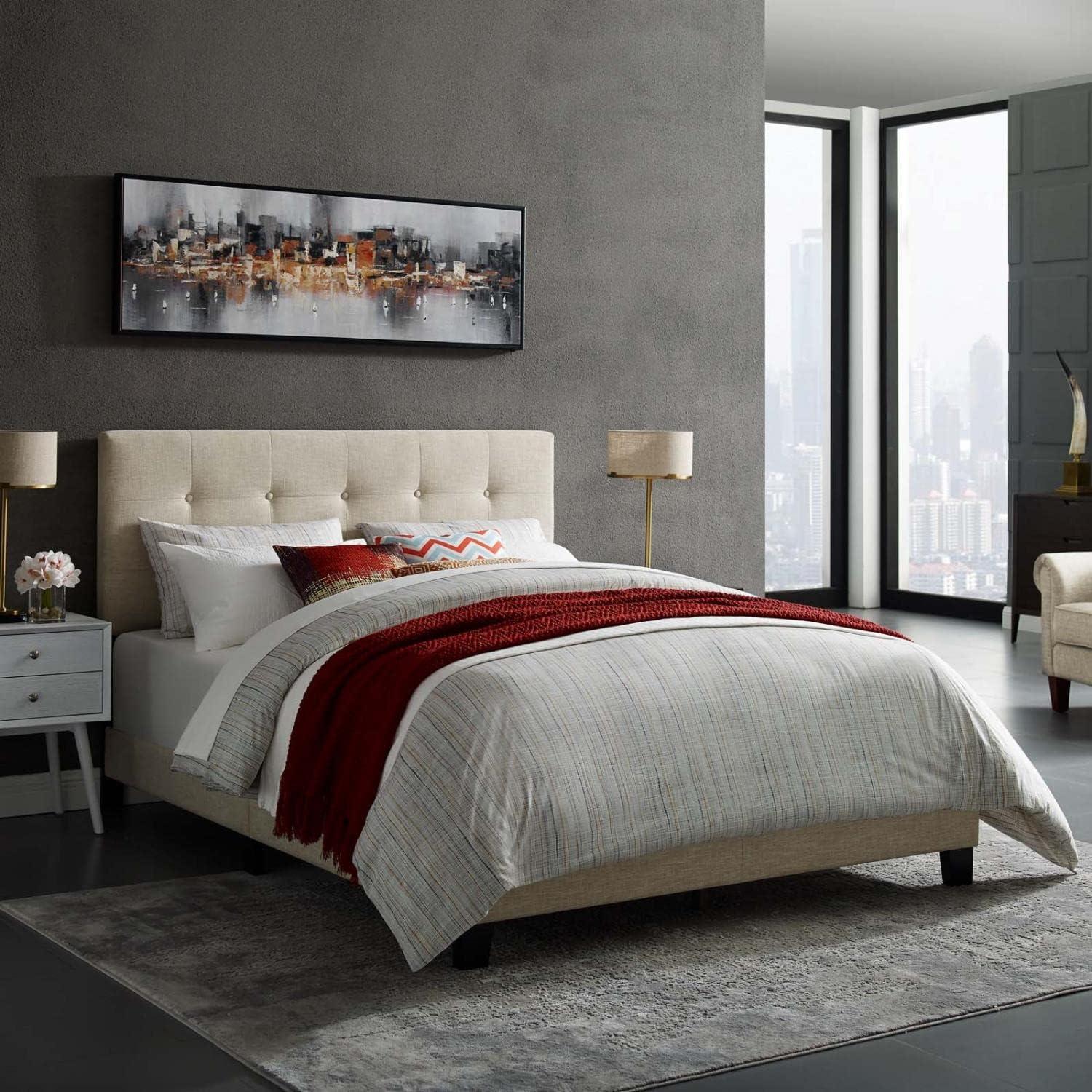 Amira Upholstered Platform Bed