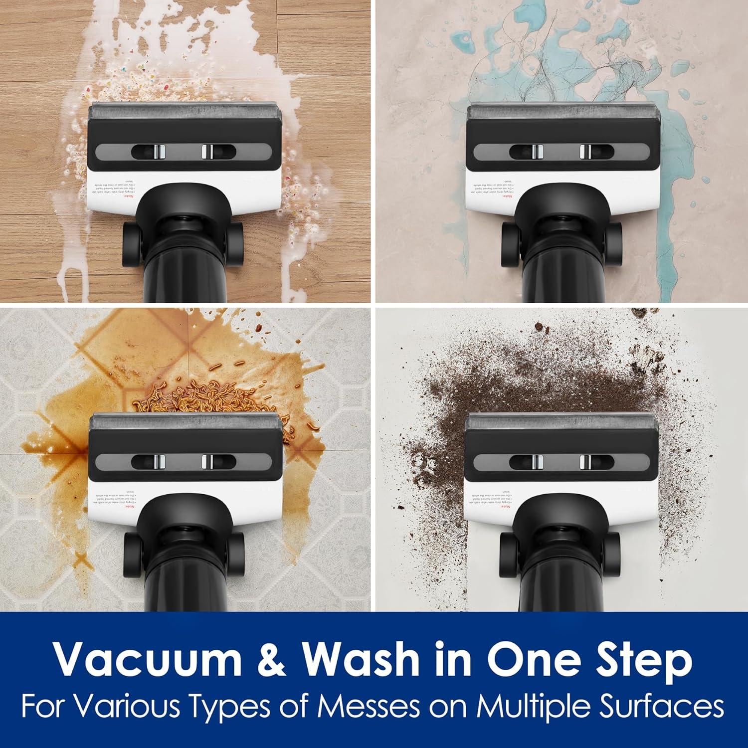 Tineco Cordless White Wet Dry Vacuum Cleaner with LED Display