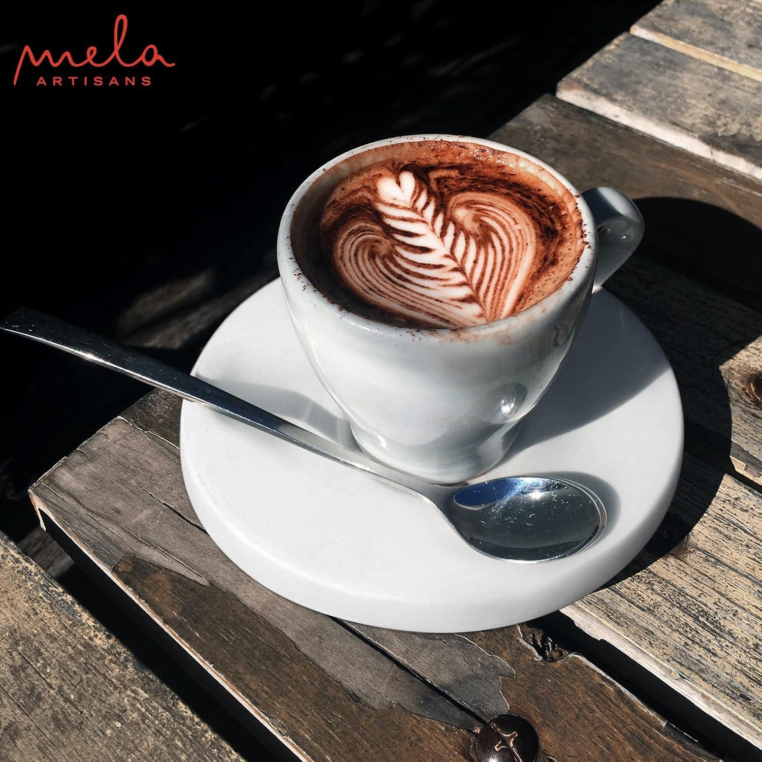 Mercer41 Raniyha Marble Round Coaster 4-Pack