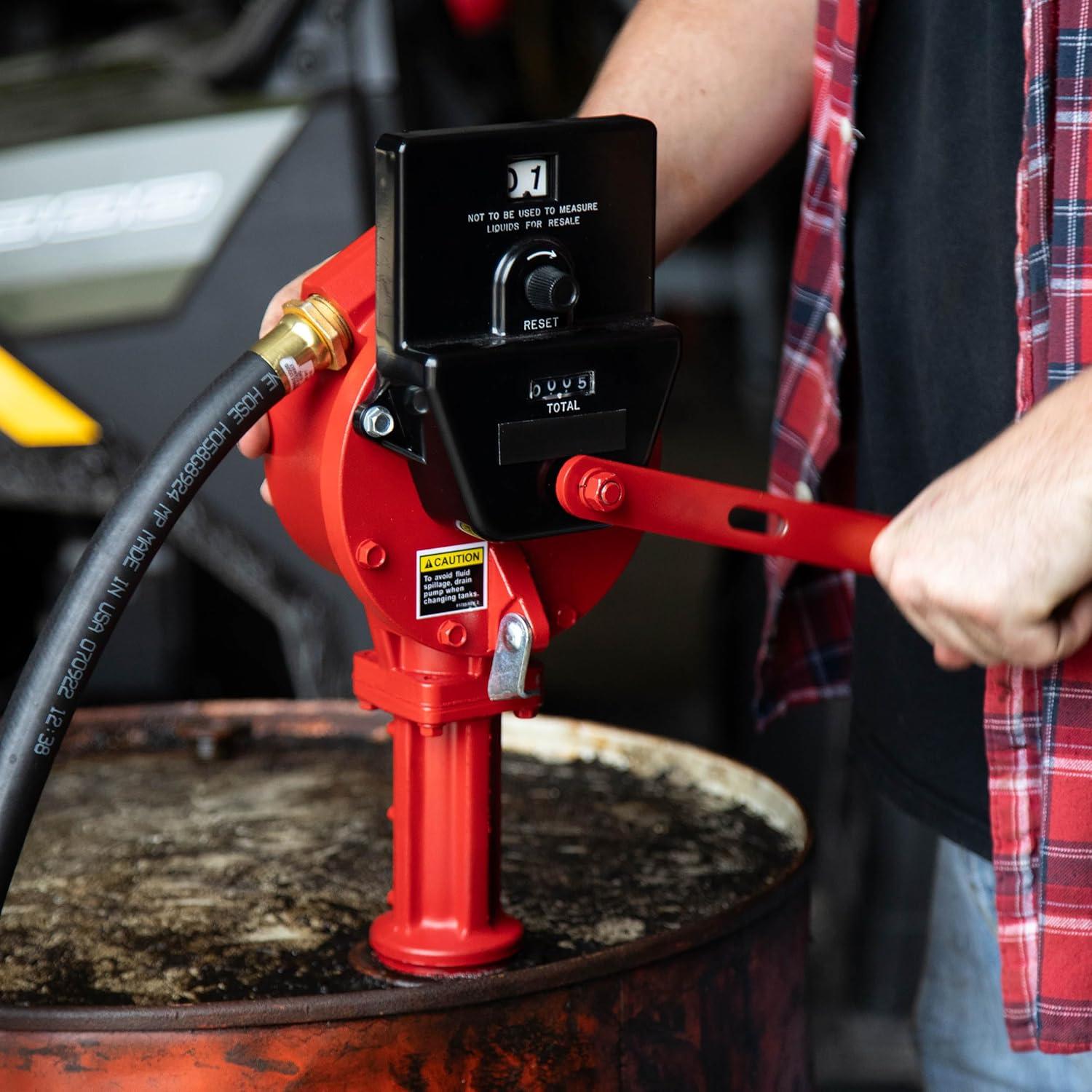 Fill-Rite Hand Drum Pump,Rotary,13 oz. per stoke HAWA FR112AC