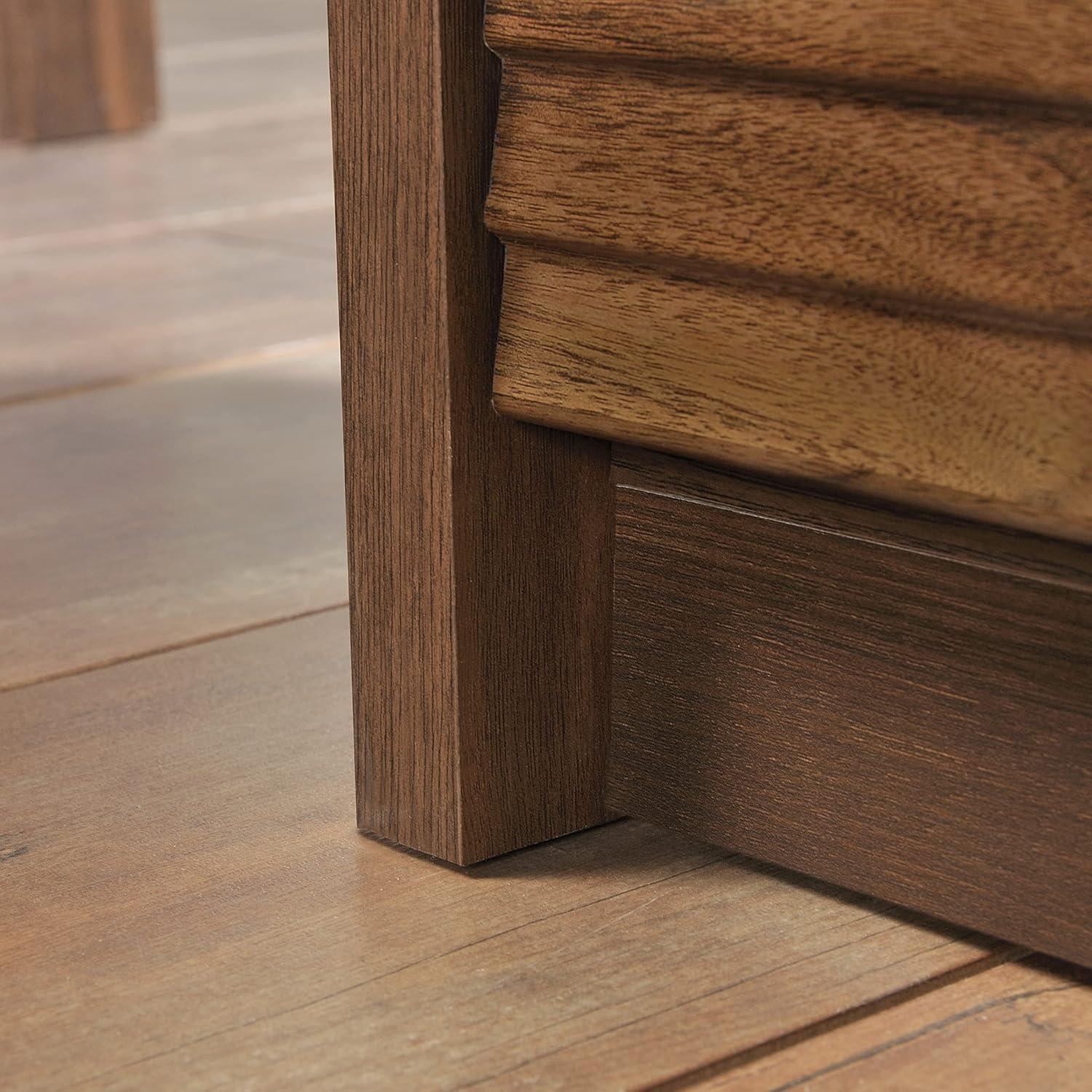 Grand Walnut L-Shaped Writing Desk with Drawer and Filing Cabinet