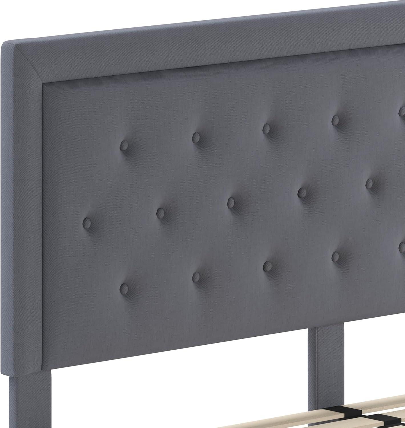 Flash Furniture Roxbury Panel Tufted Upholstered Platform Bed