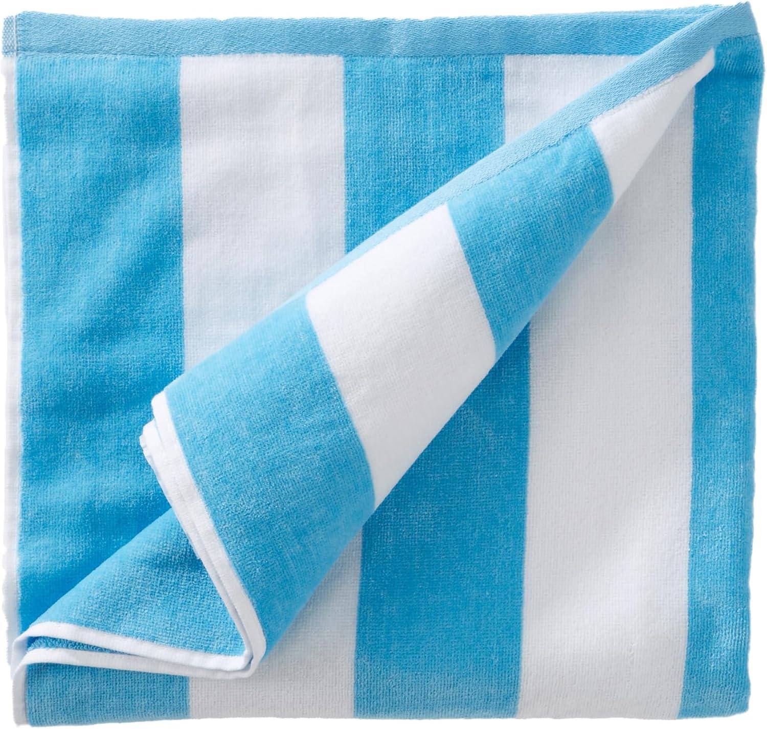 100% Cotton Absorbent & Quick-Dry Cabana Beach Towels