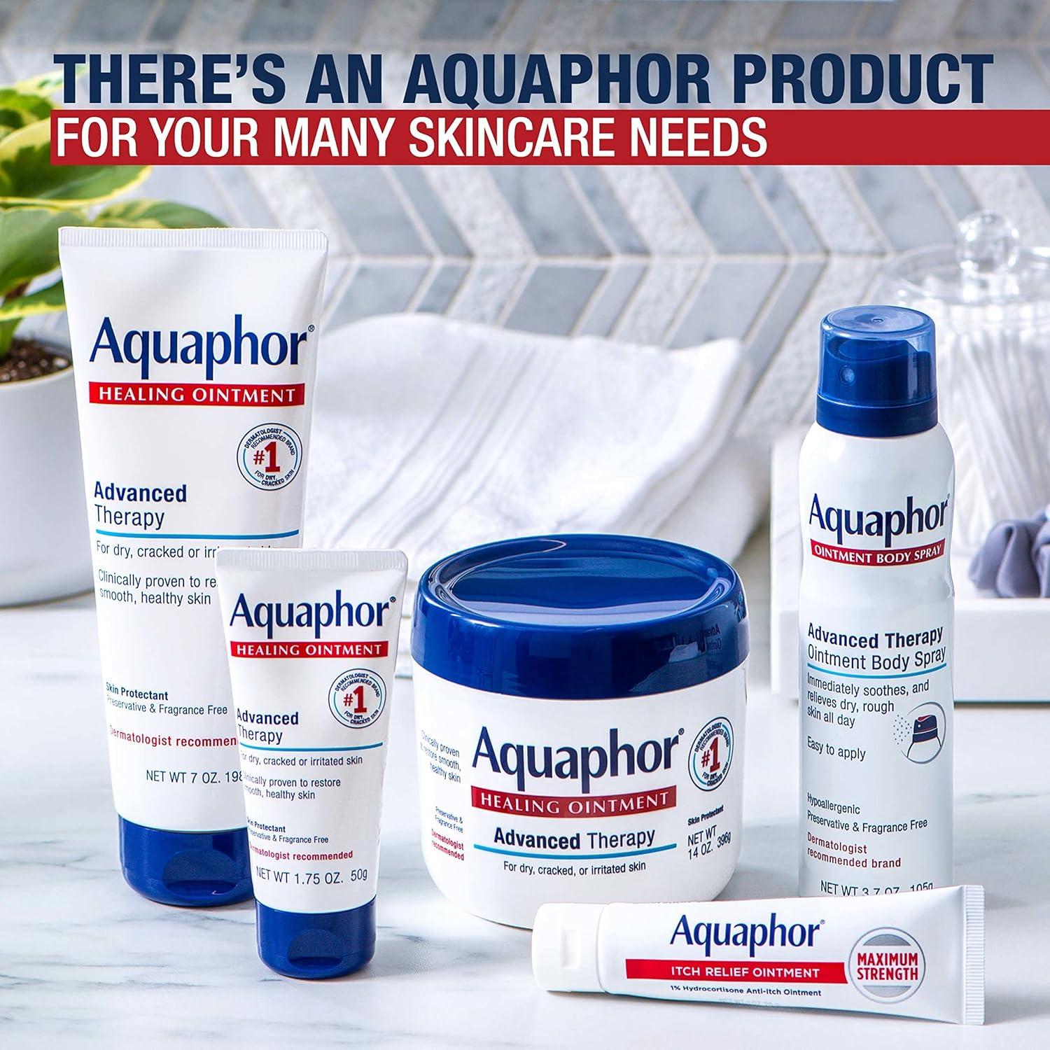 Aquaphor Healing Ointment, Use After Hand Washing, 14 oz. Jar