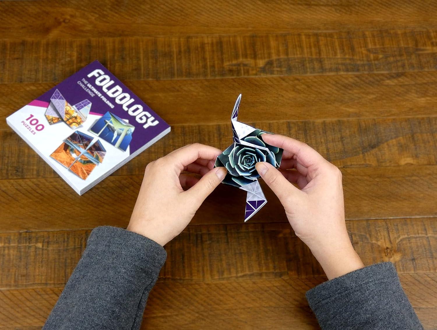 FOLDOLOGY - The Origami Puzzle Game! Stocking Stuffer for Tweens, Teens & Adults.