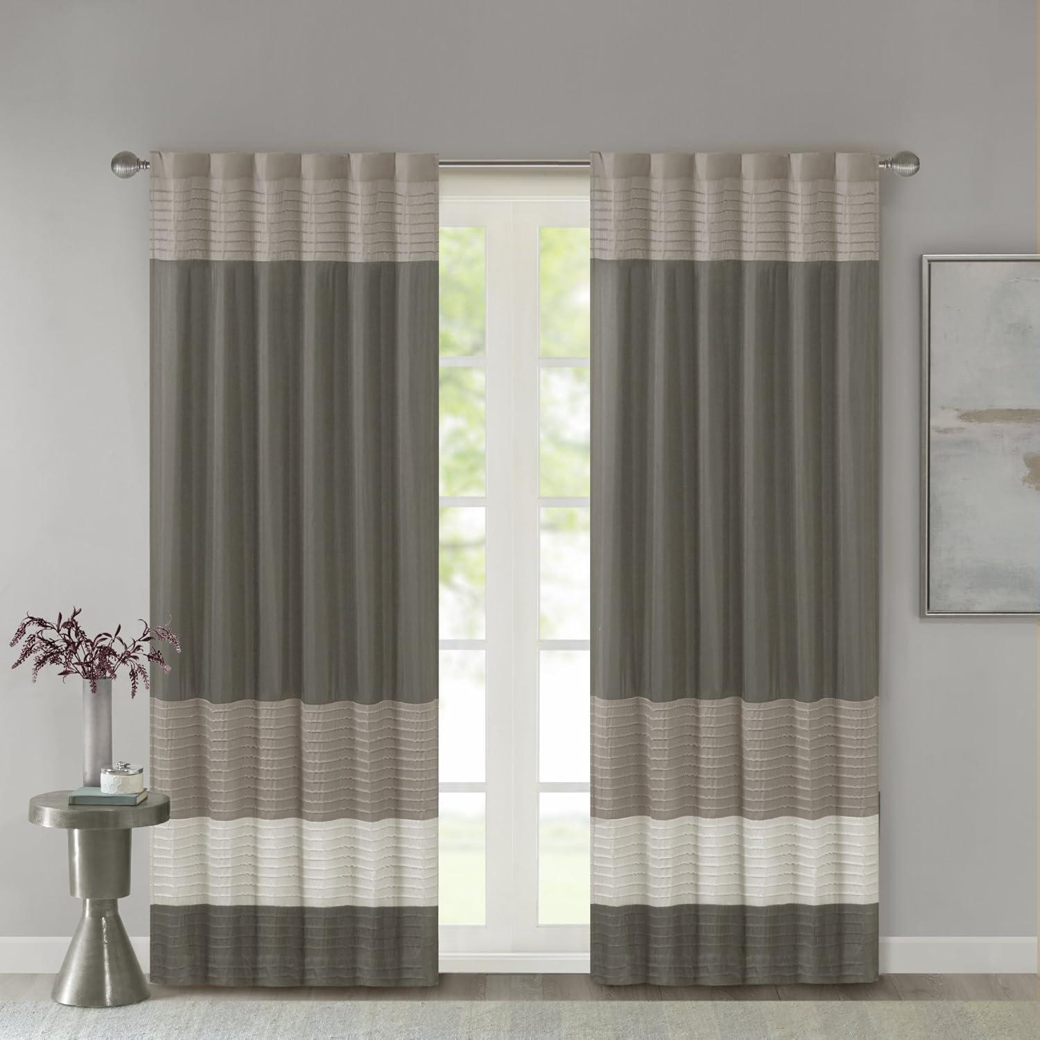 Amherst Polyoni Pintuck Curtain Panel