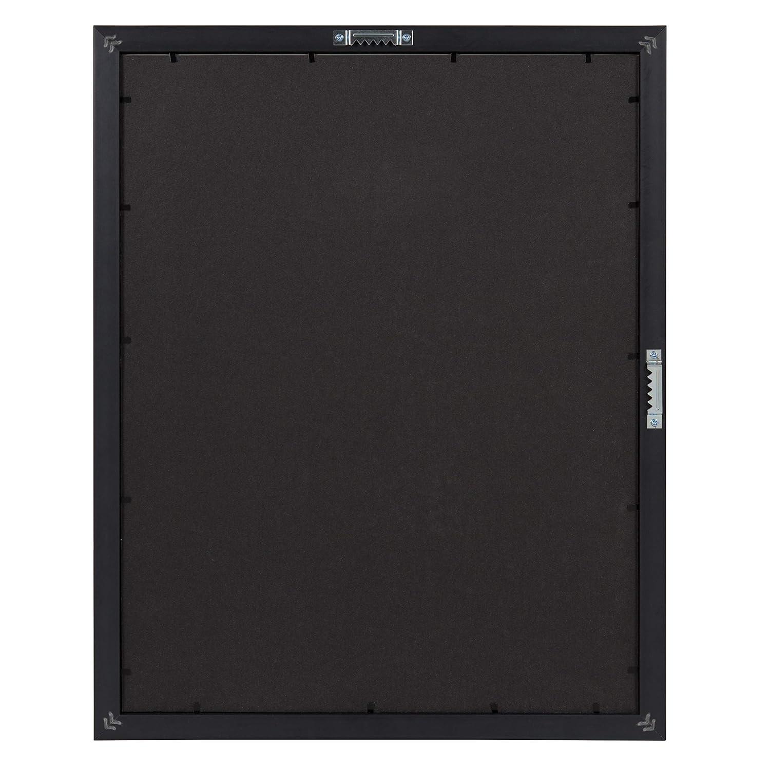 Kate & Laurel All Things Decor 14" x 18" Calder Wall Frame Gold : Modern Style, Dual Orientation, Plastic Construction