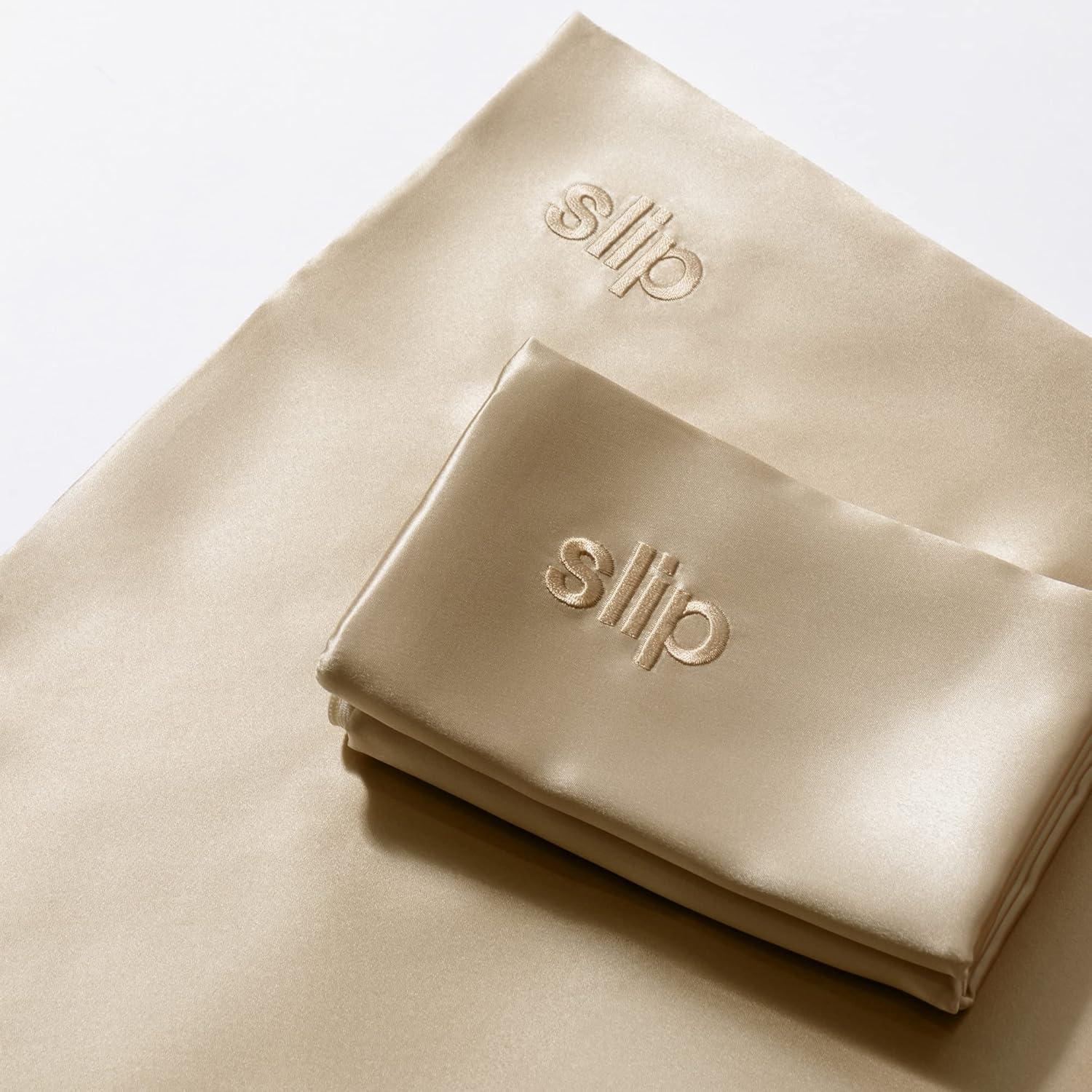 Slip Pure Silk Pillowcase Bedding, Caramel, Queen