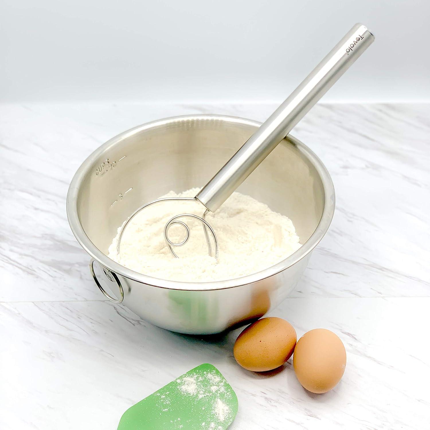 Tovolo Spectrum Diversified Stainless Steel Dough Whisk