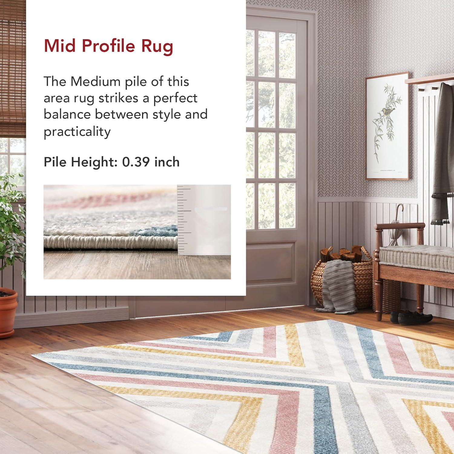 Nuloom Neveah Contemporary Chevron Indoor Area Rug