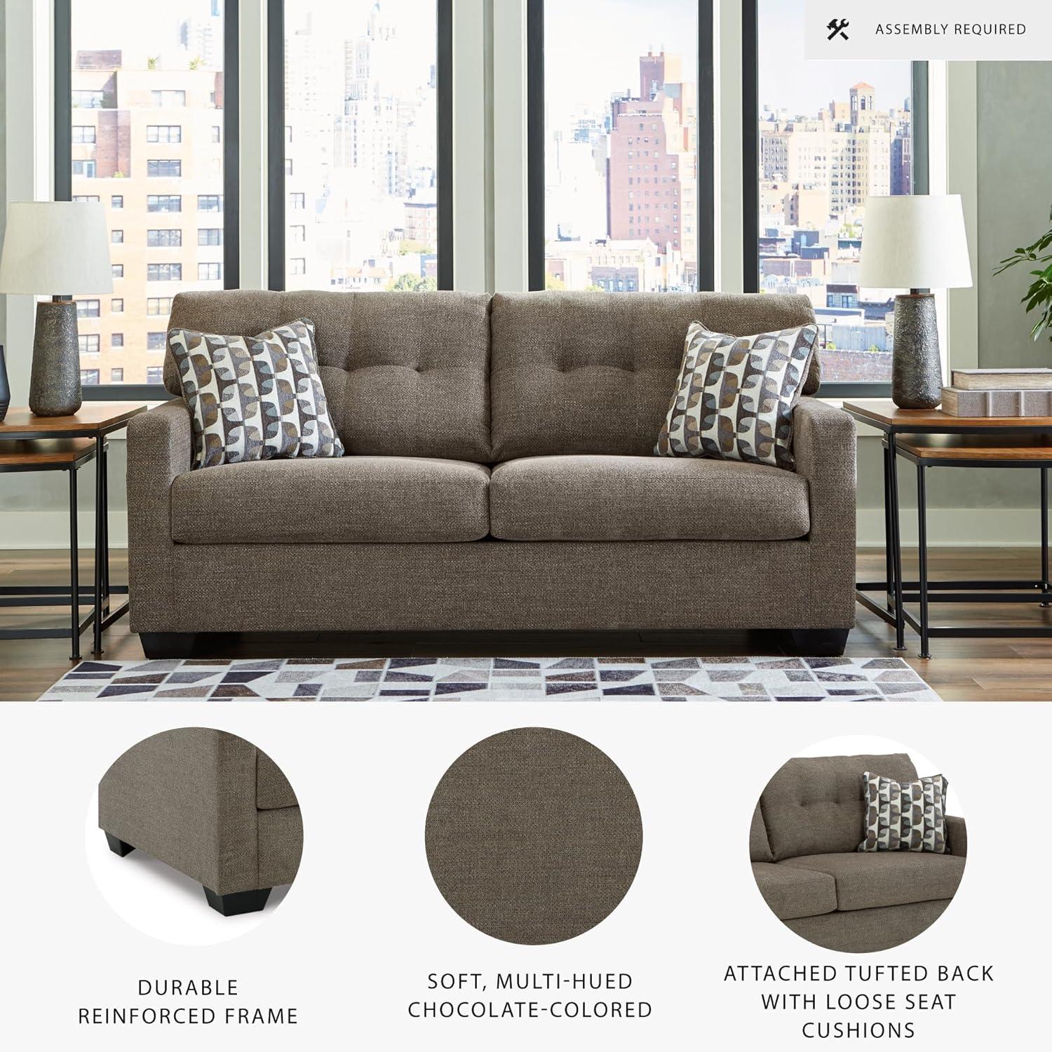 Ashley Furniture Mahoney Chocolate Full Sofa Sleeper