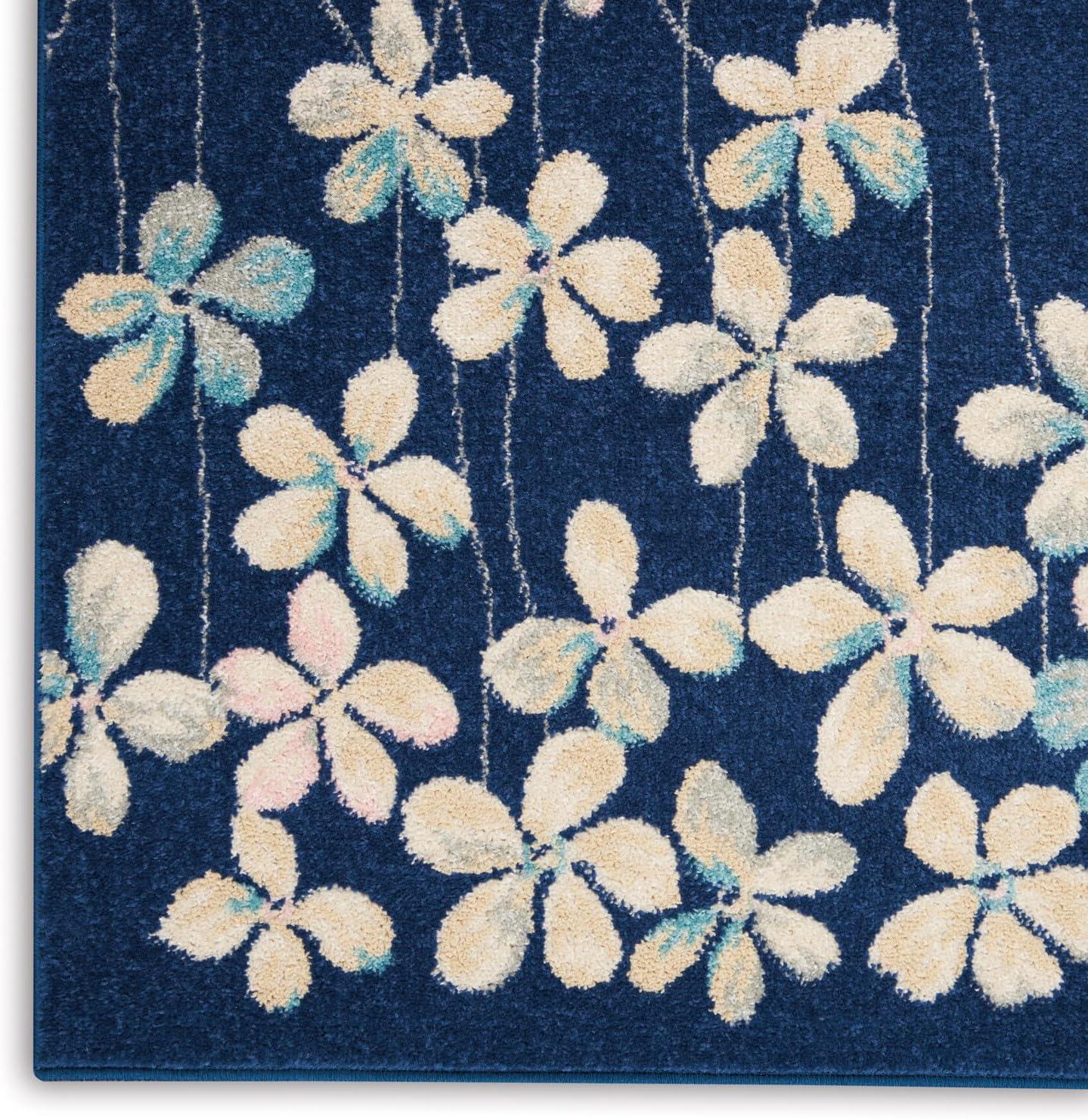 Nourison Tranquil Bohemian Botanical Bloom Area Rug