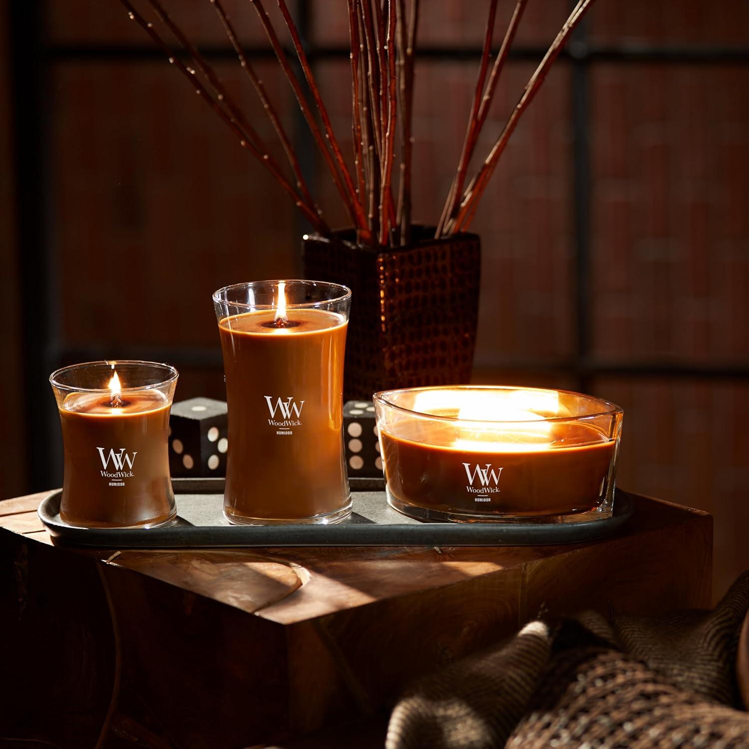 WoodWick® Medium Hourglass Candle, Humidor, 9.7 oz.