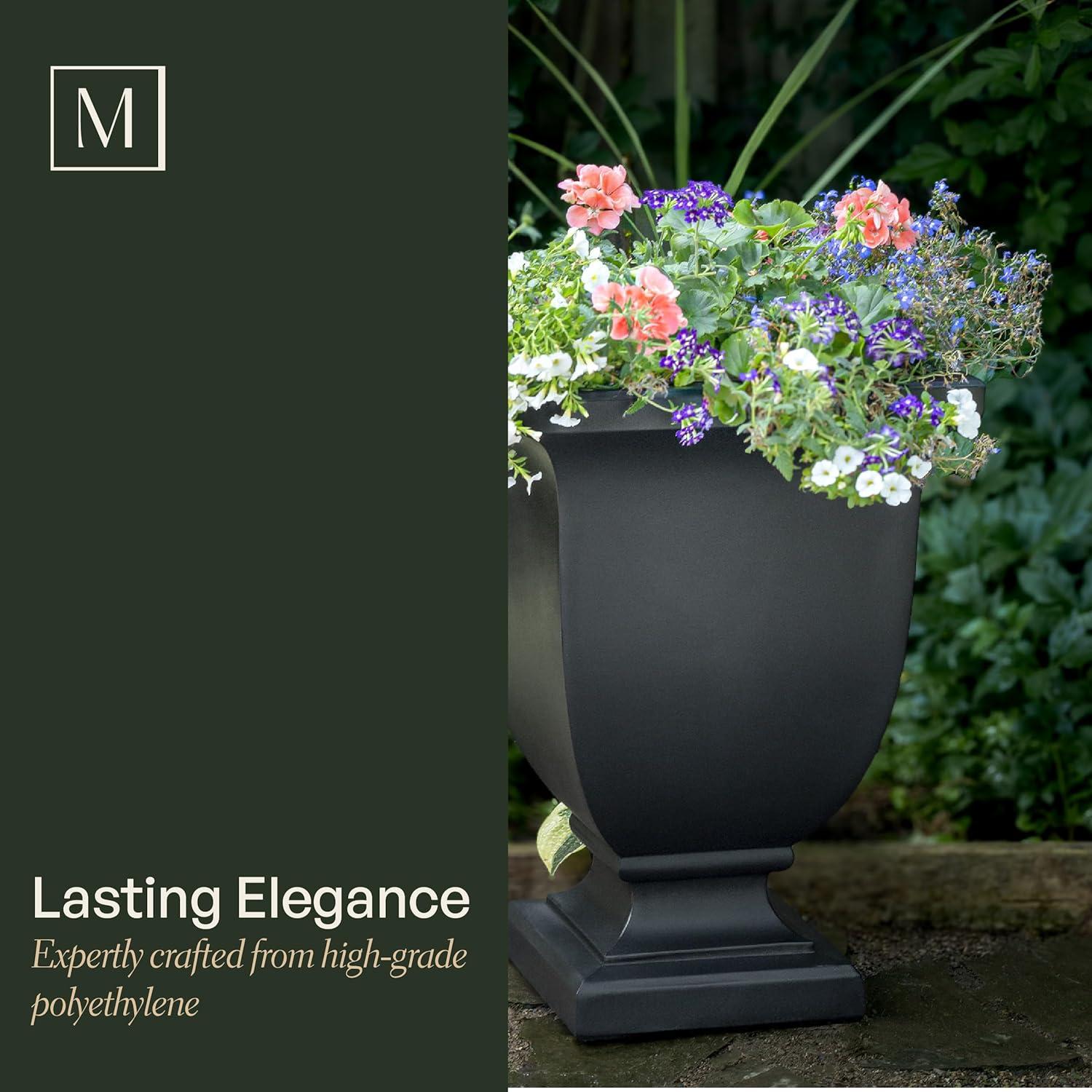Red Barrel Studio® Arvia Self Water Resin Urn Planter
