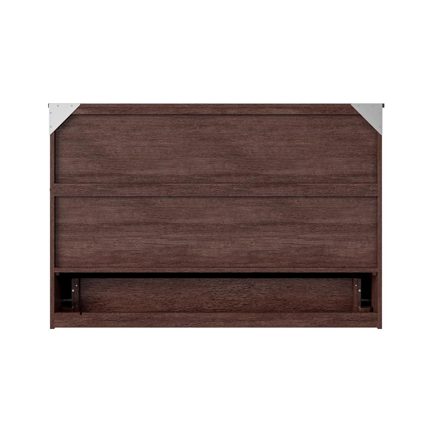 Queen Deerfield Murphy Bed Chest with Charging Station - AFI Atlantic Furniture