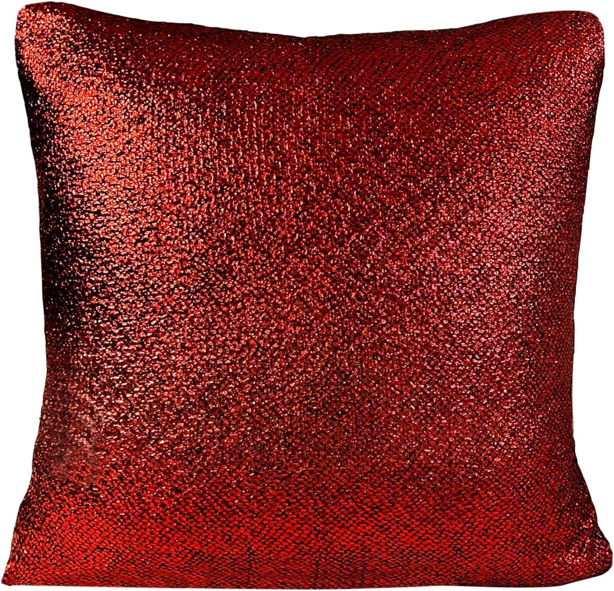 Violet Linen Reversible Throw Pillow