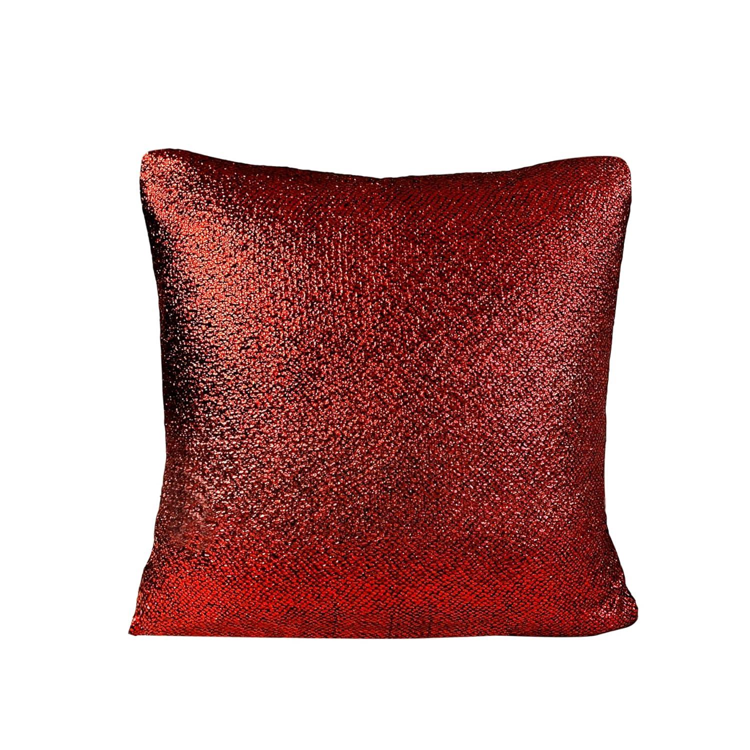 Violet Linen Reversible Throw Pillow