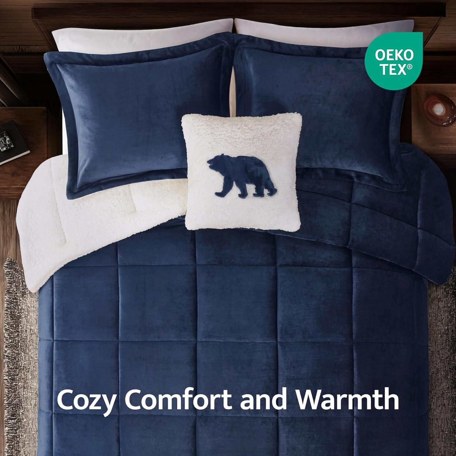 Woolrich Woolrich Alton Plush to Sherpa Down Alternative Comforter Set