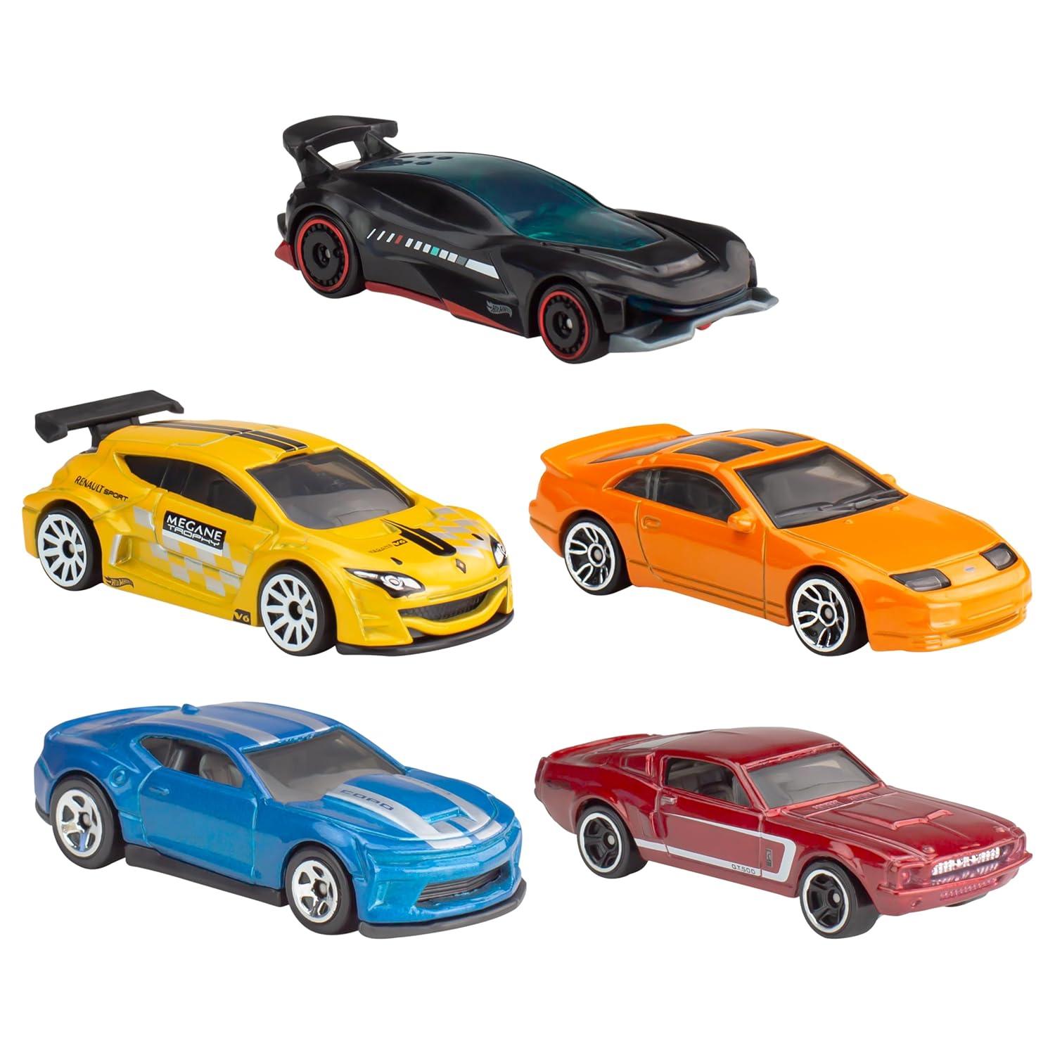 Hot Wheels Diecast  Cars -  5pk (Colors May Vary)