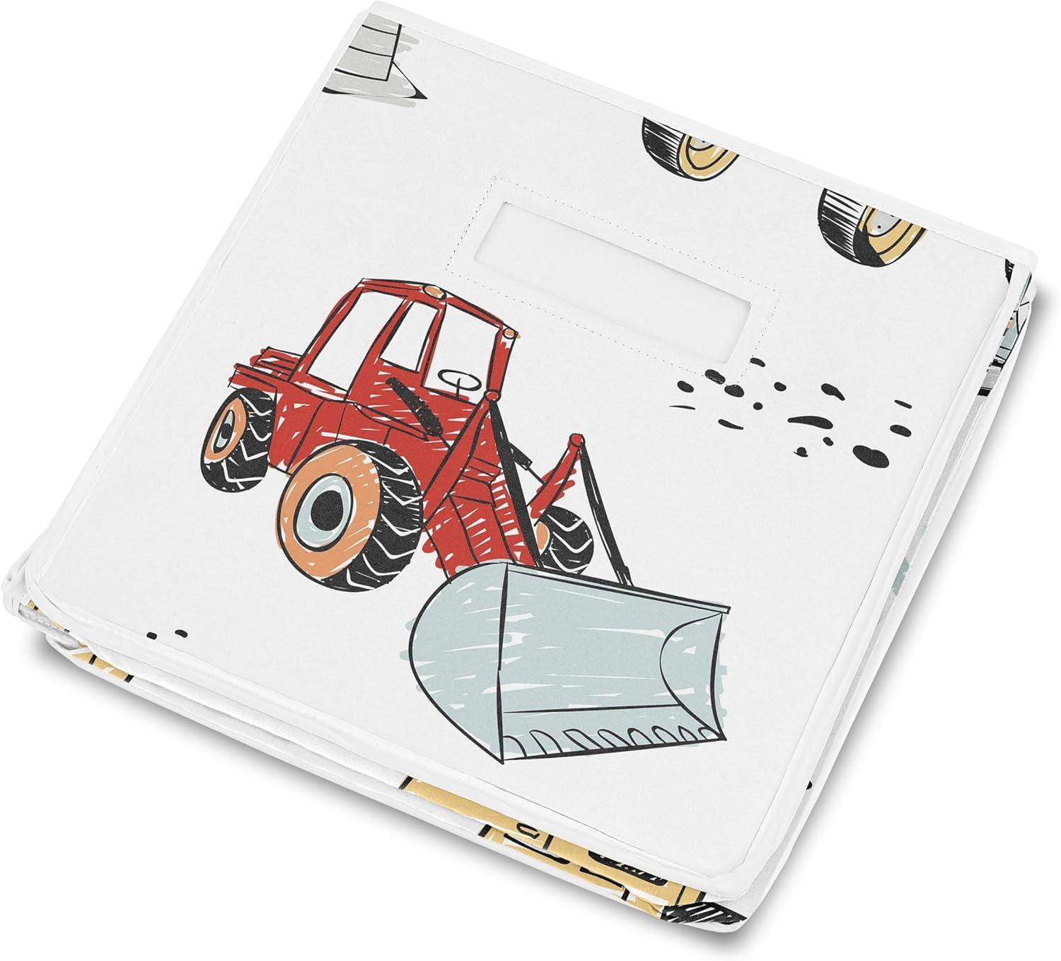 Construction Truck Toy Box