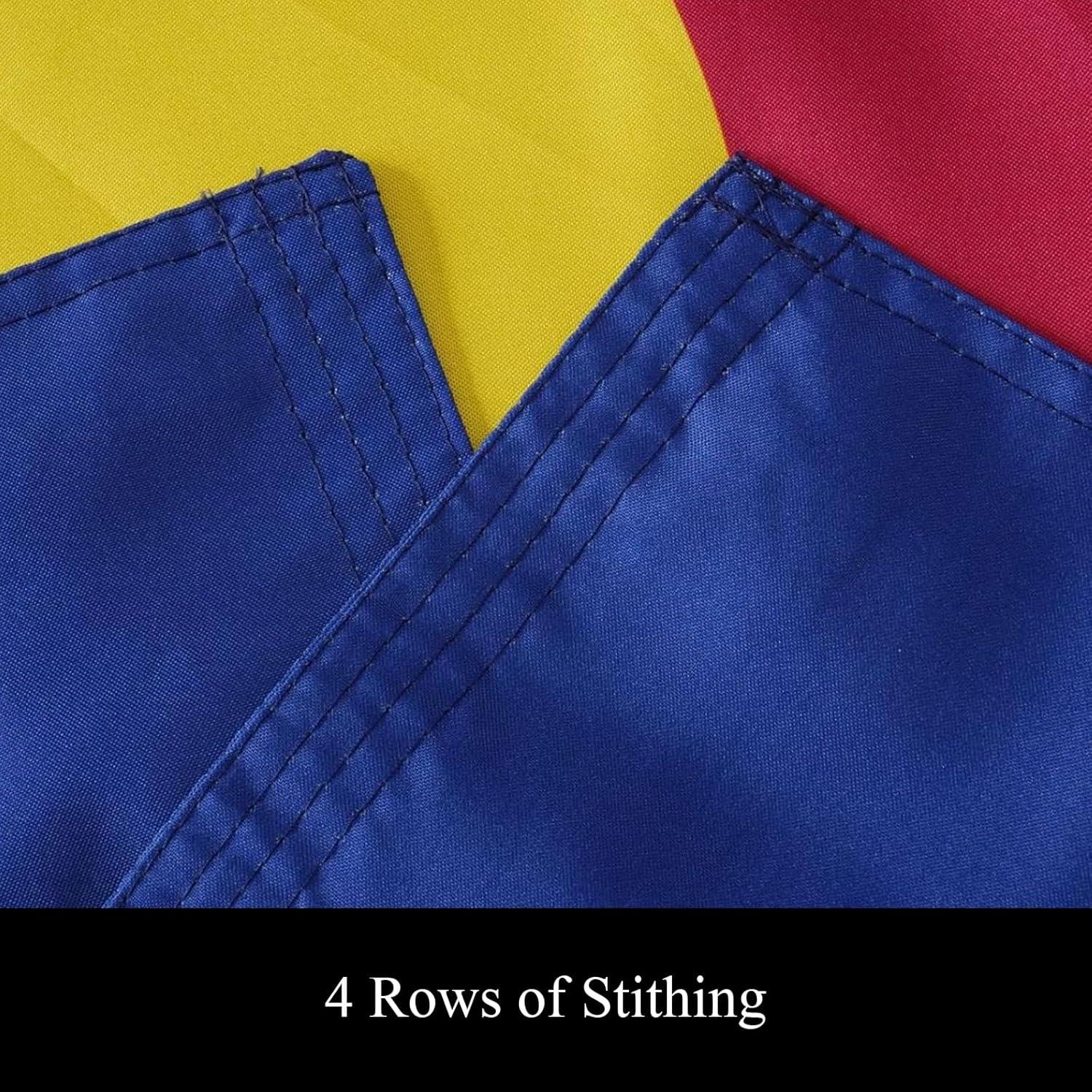 Colorado State Flag Polyester Fiber 3x5 Feet Flag, Bright Colors And Anti-ultraviolet Fade Flag Indoor Outdoor Banner